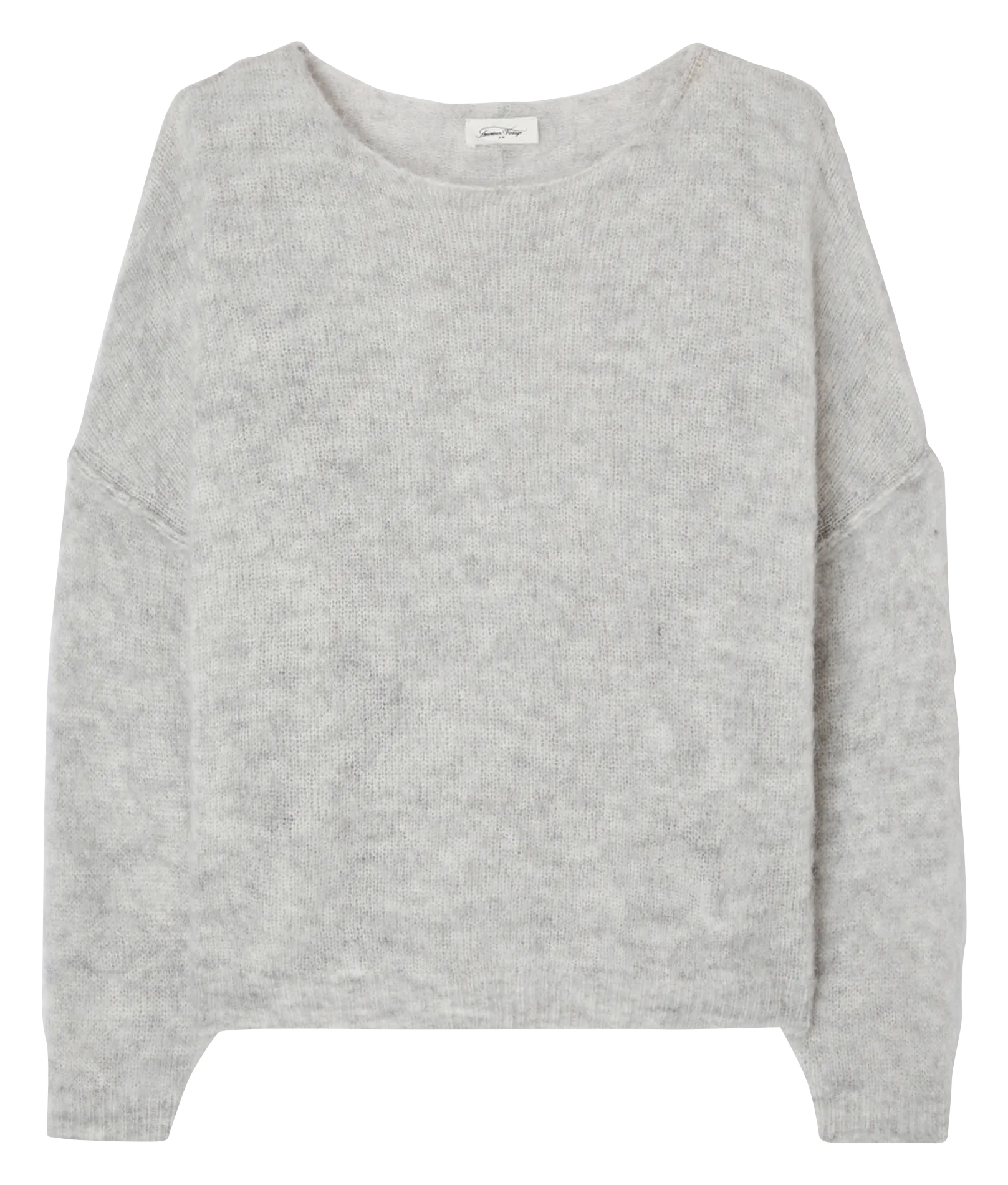 Pull col bateau en alpaga et laine Gris YANBAY