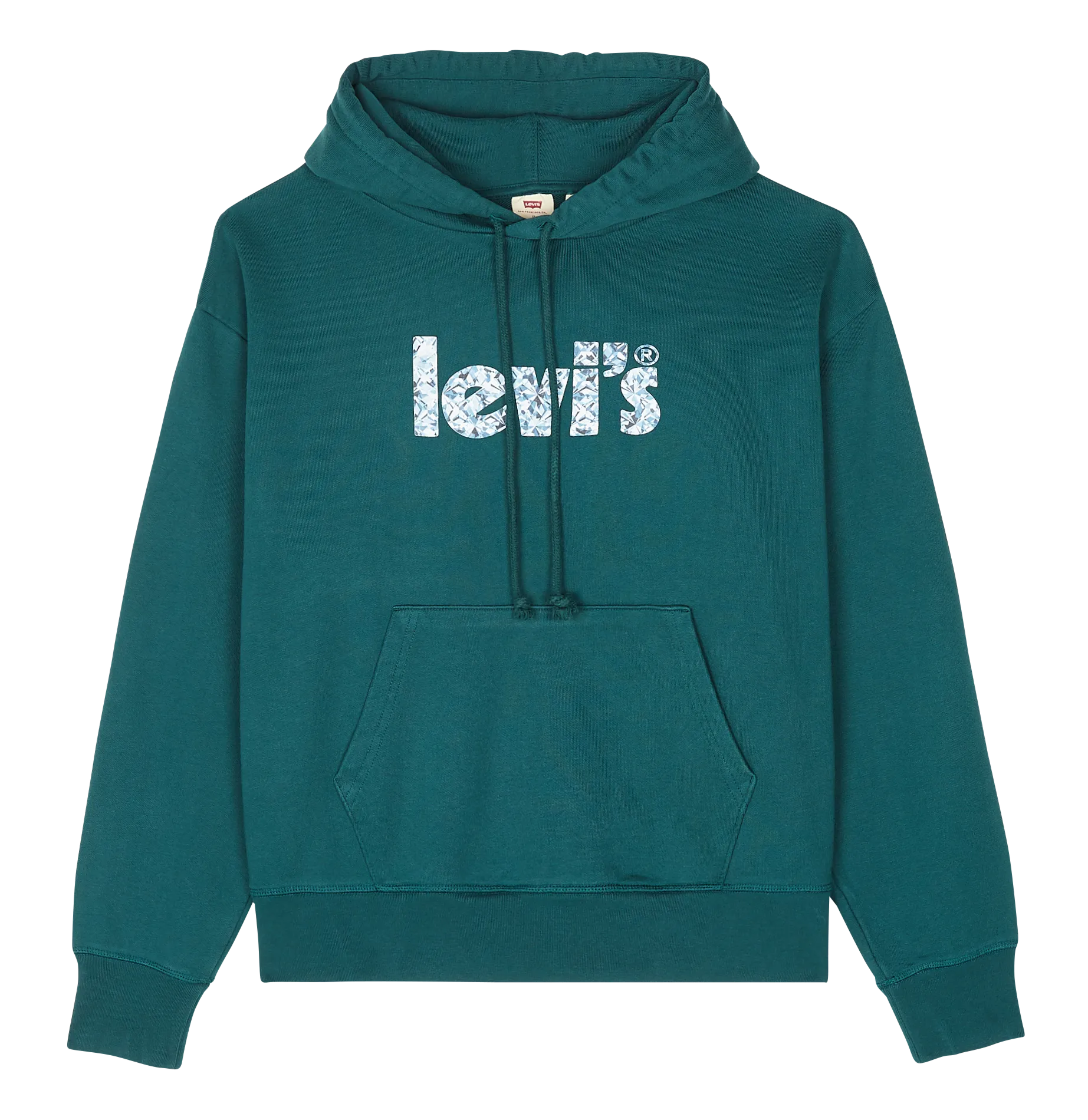 Sweat à capuche sérigraphié en coton mélangé Vert PL GRAPHIC STNDRD HOODIE