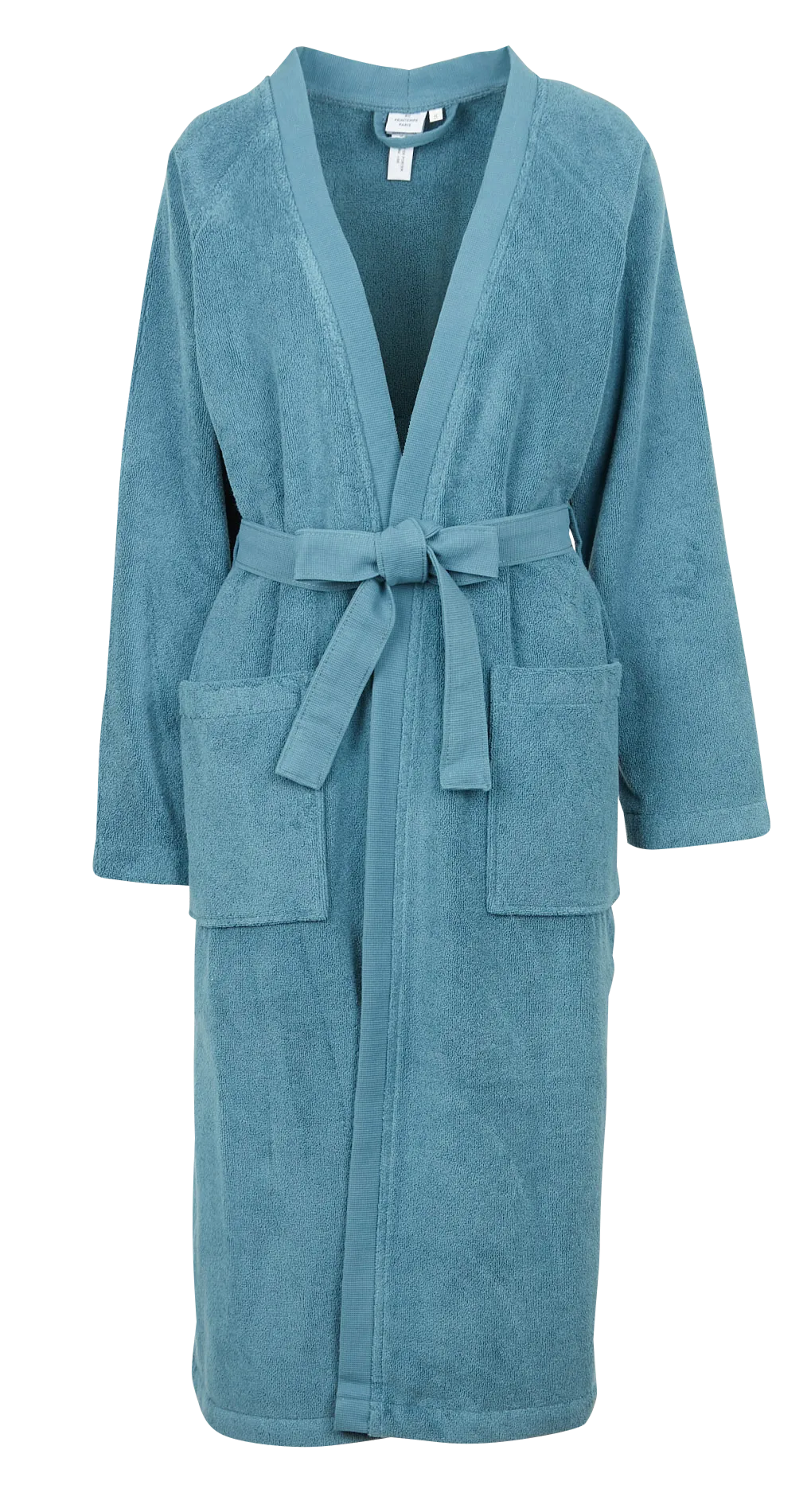 Peignoir de bain en coton Bleu