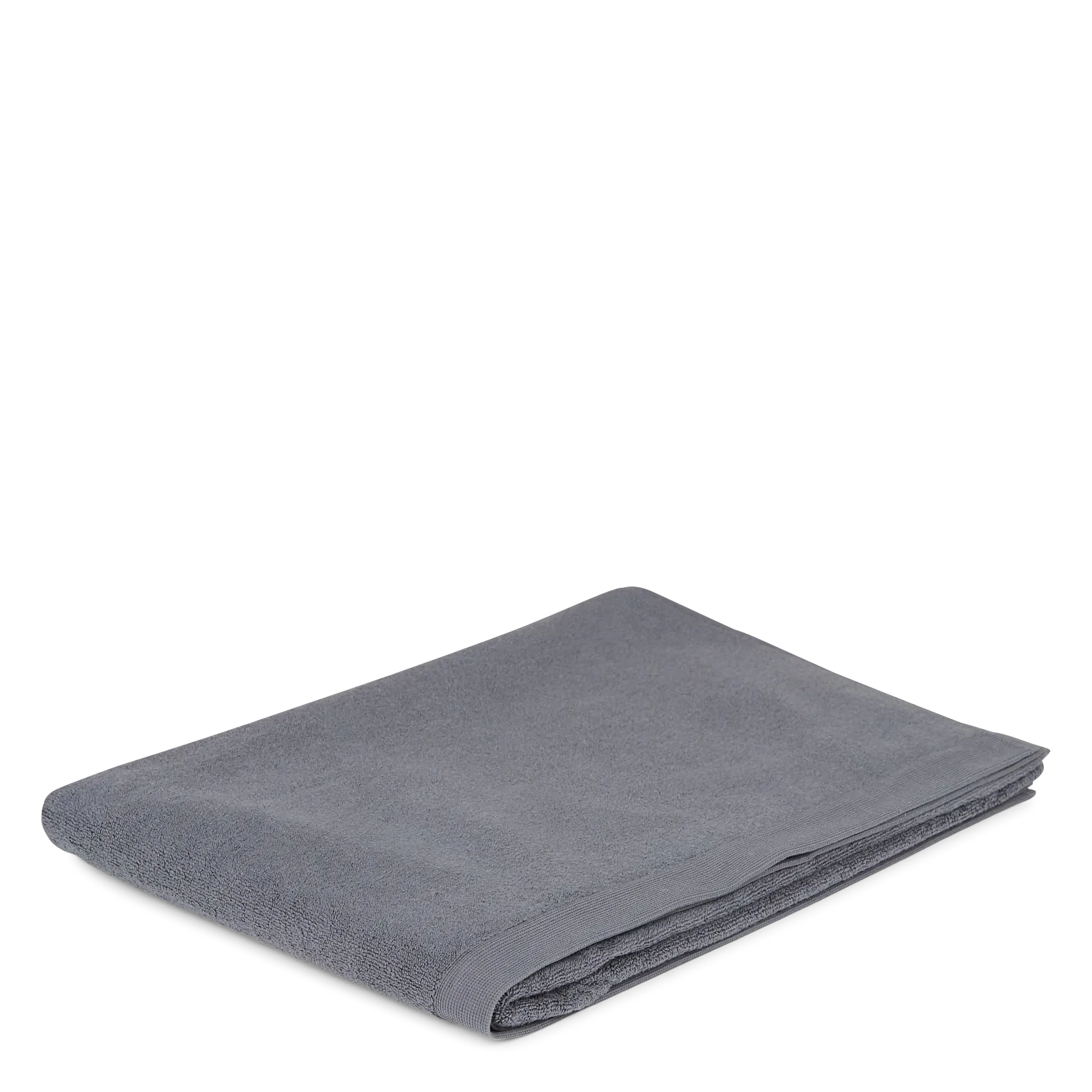 Drap de bain en coton Gris DDB BOUCLETTES