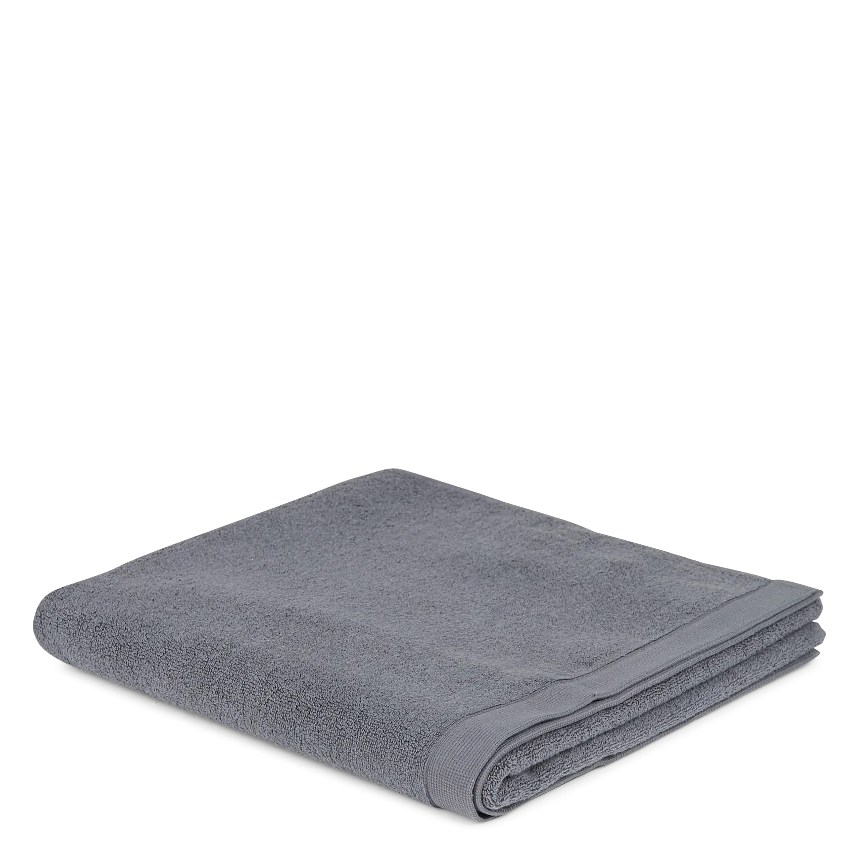 Serviette de douche en coton Gris DDOU BOUCLETTES