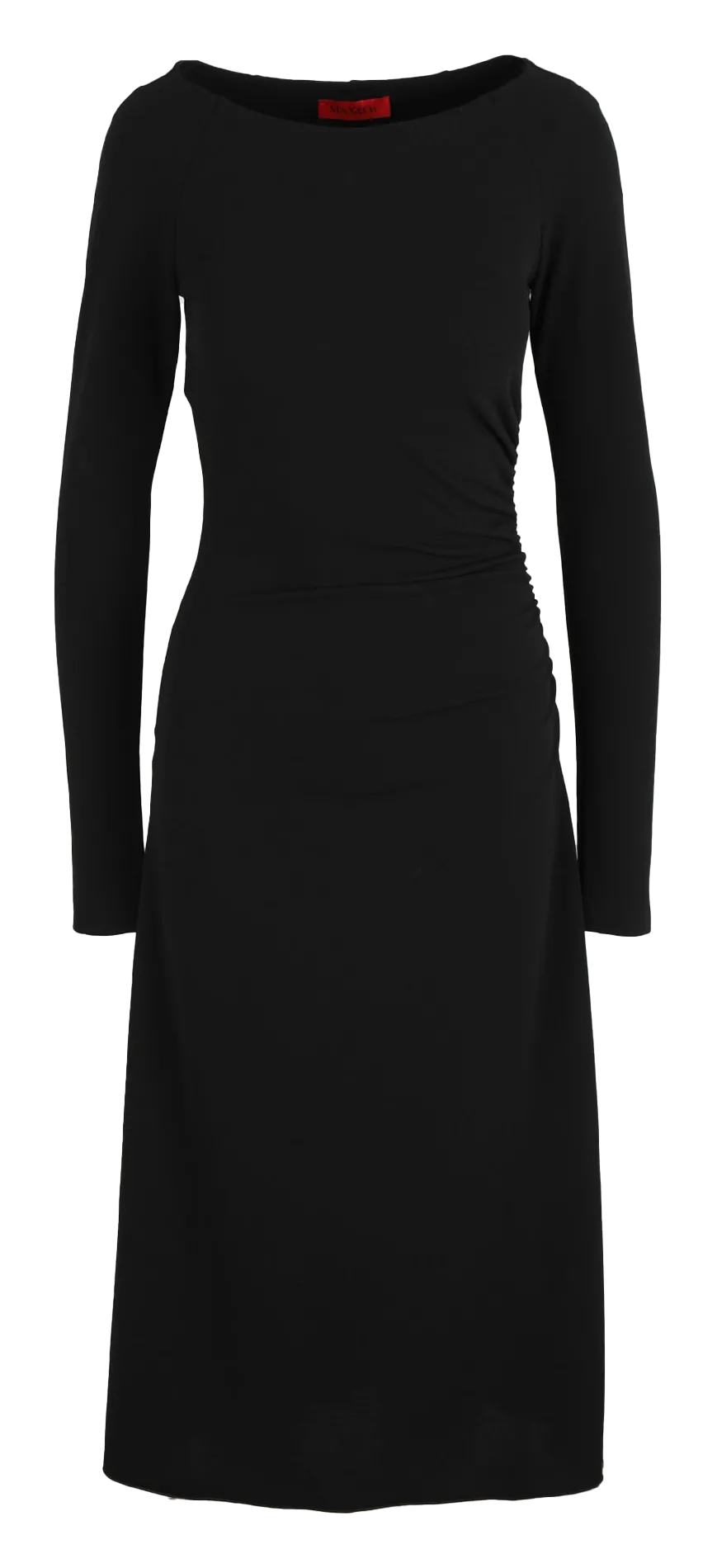 Robe midi col bateau Noir ALBUM