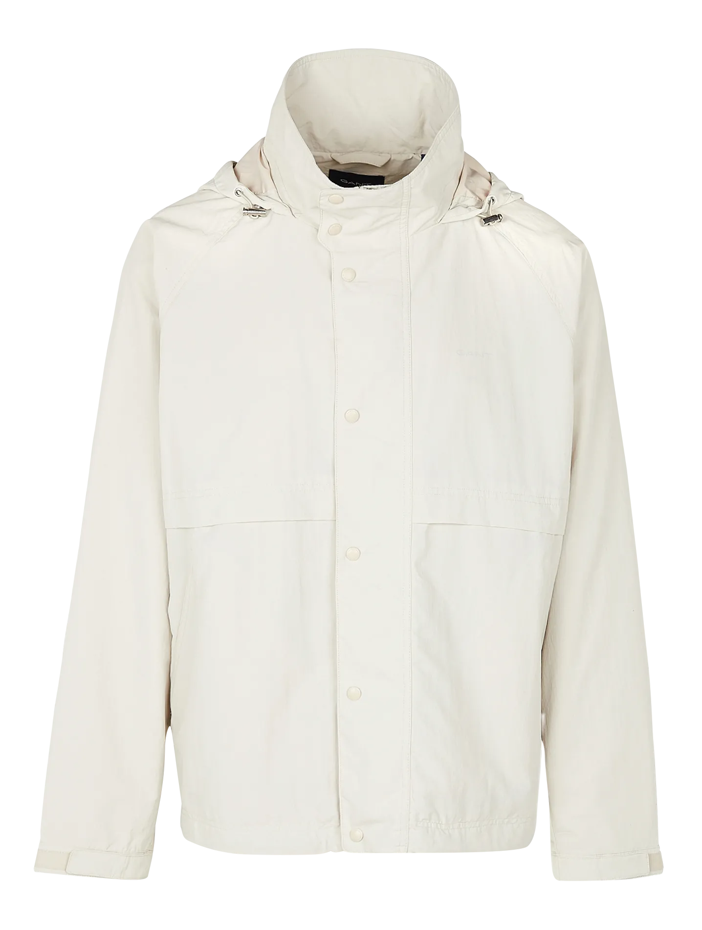 Veste col montant à capuche Beige
