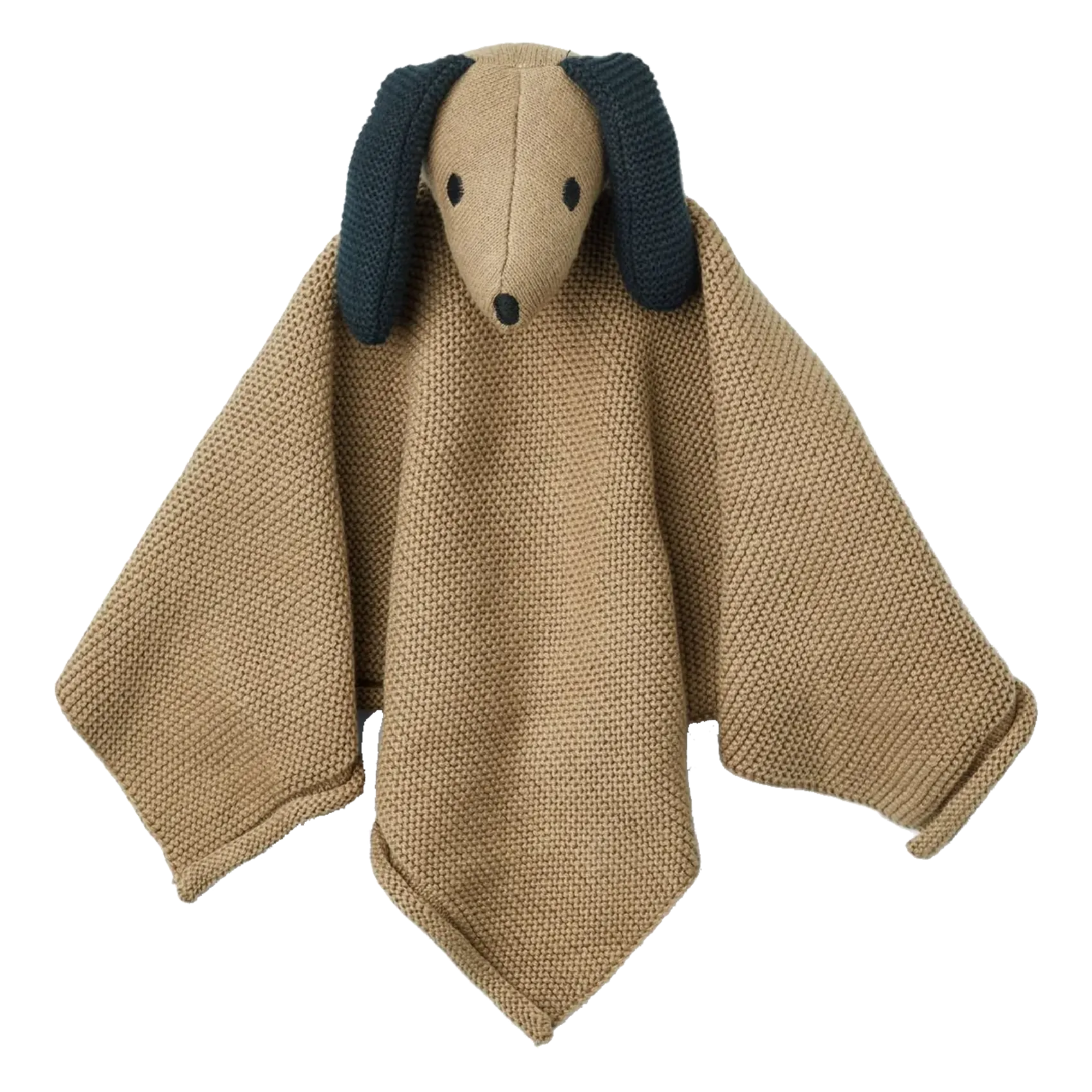 Doudou en coton bio Marron MILO