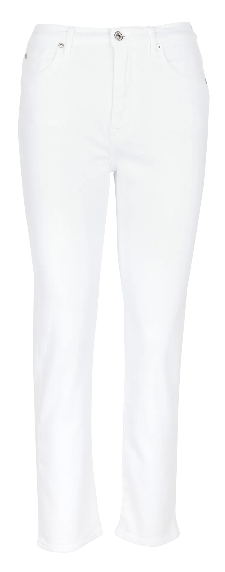 Jean slim-fit en coton mélangé Blanc EASY