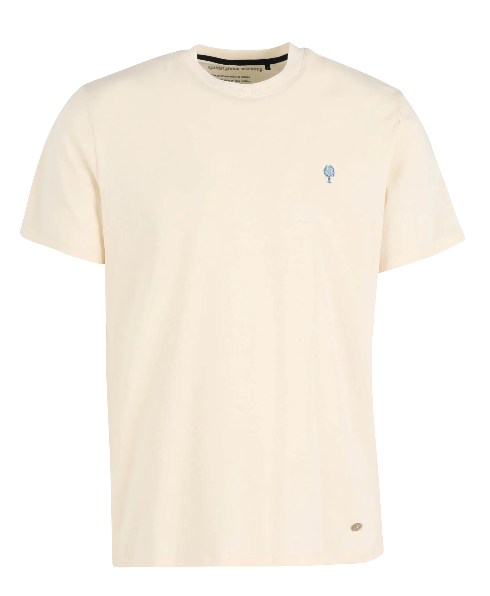Tee-shirt regular-fit brodé en coton mélangé Beige ARCY