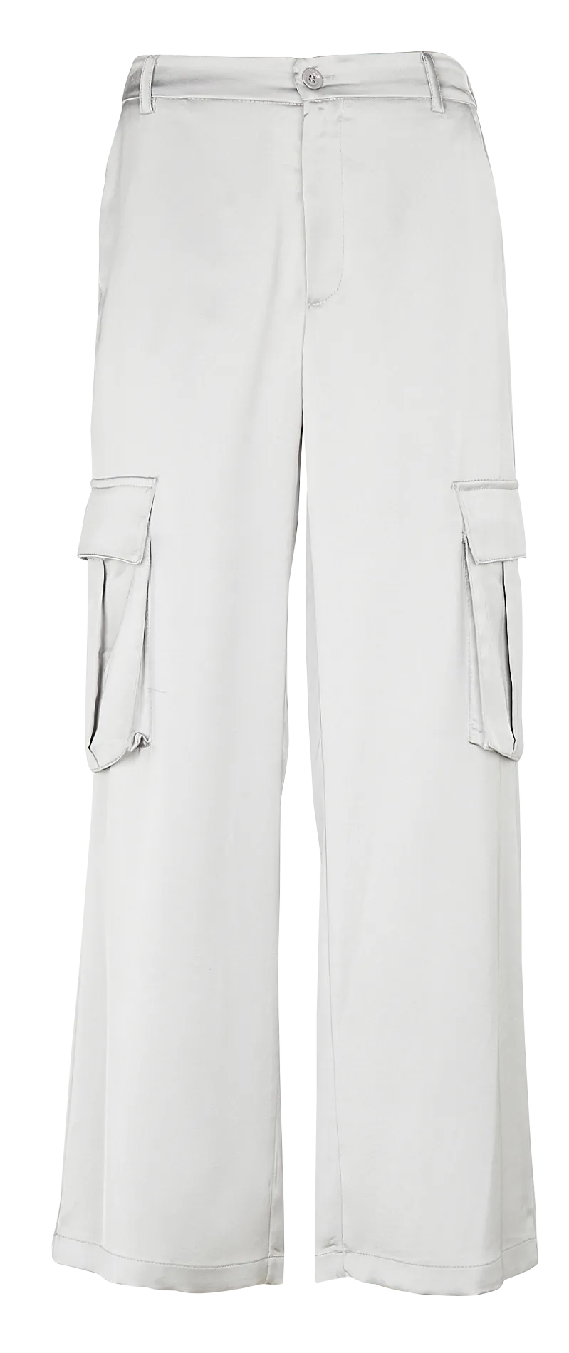 Pantalon cargo ample Blanc