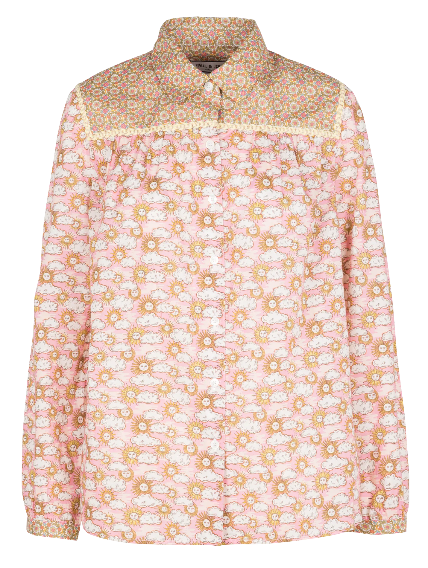 Chemise col classique oversize Rose ESTEREL