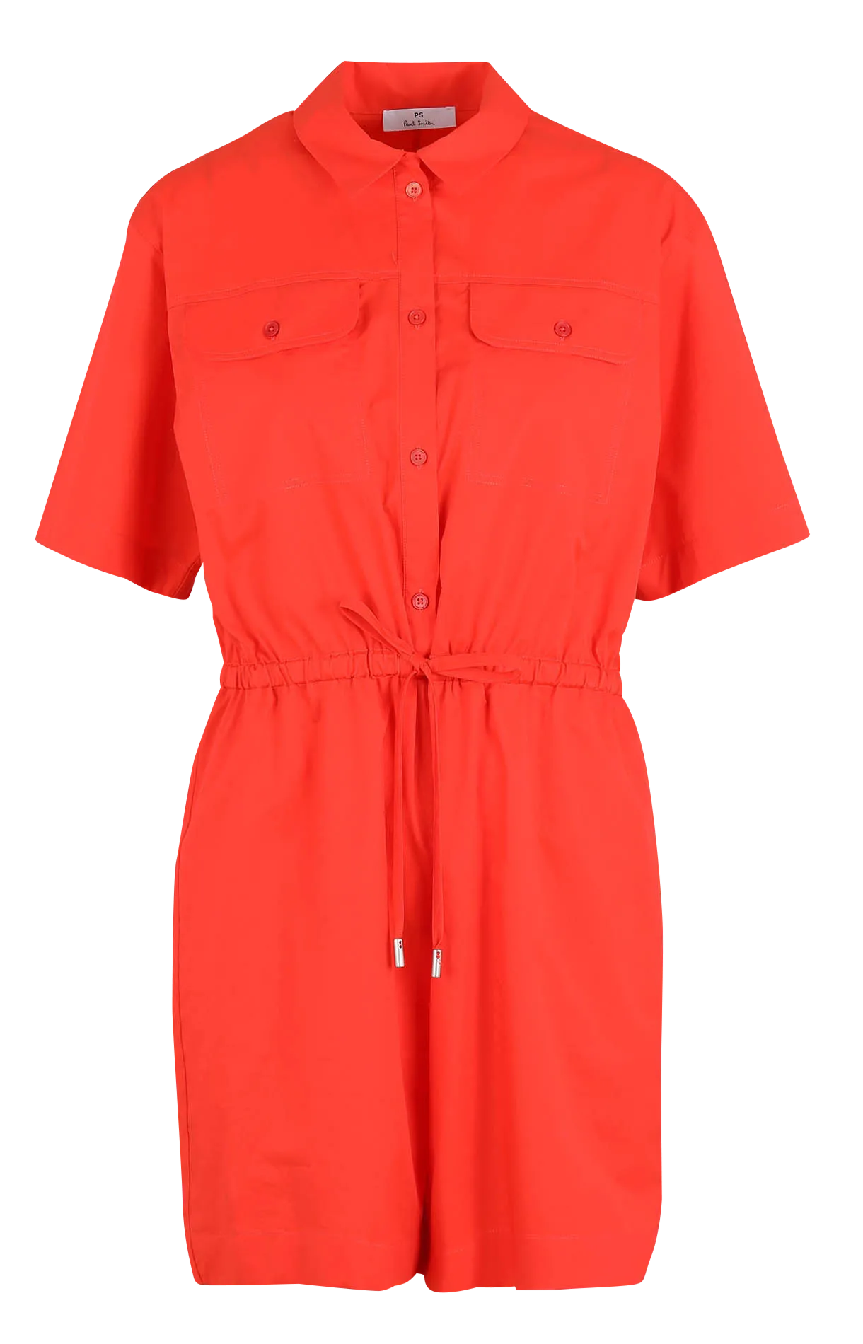 Combi-short en coton stretch Orange