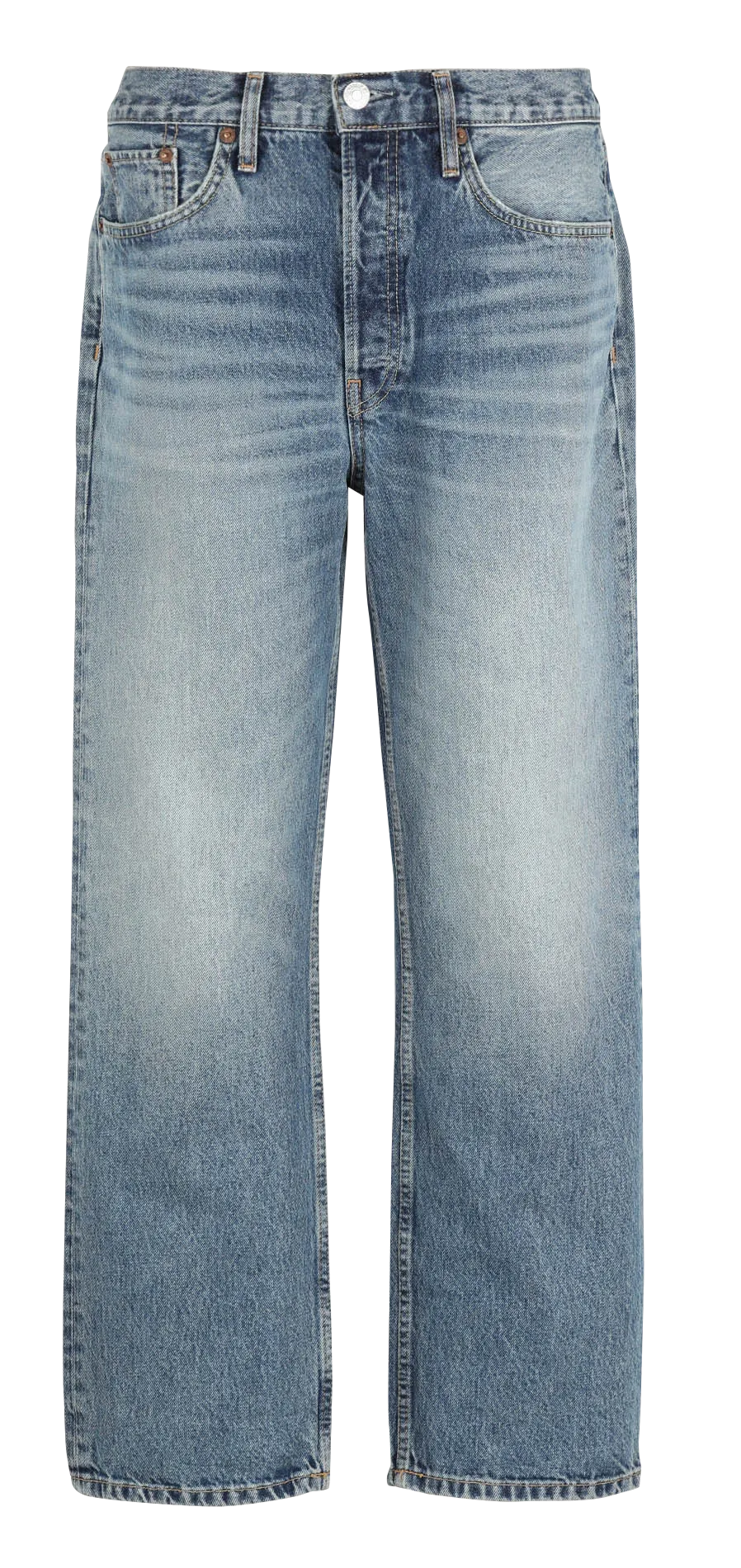 Jean boyfriend en coton Jean Délavé 90S LOW SLUNG