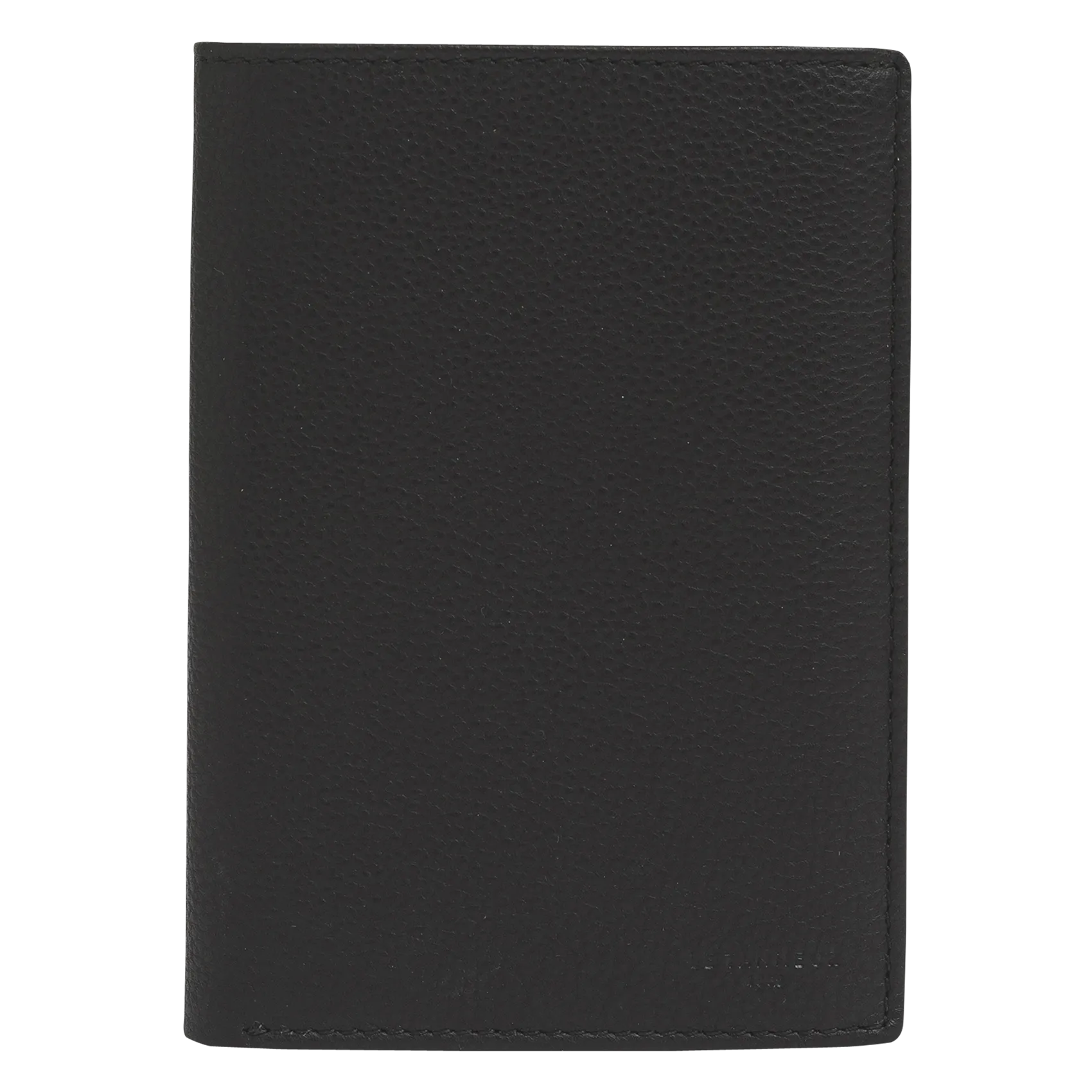 Portefeuille en cuir grainé Noir CHARLES