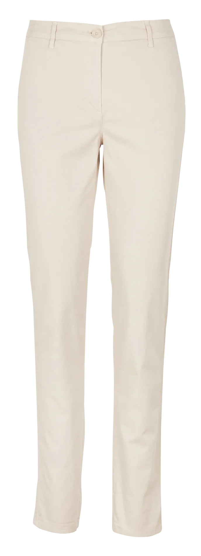 Pantalon chino en coton mélangé Beige PK011-ADELMOB