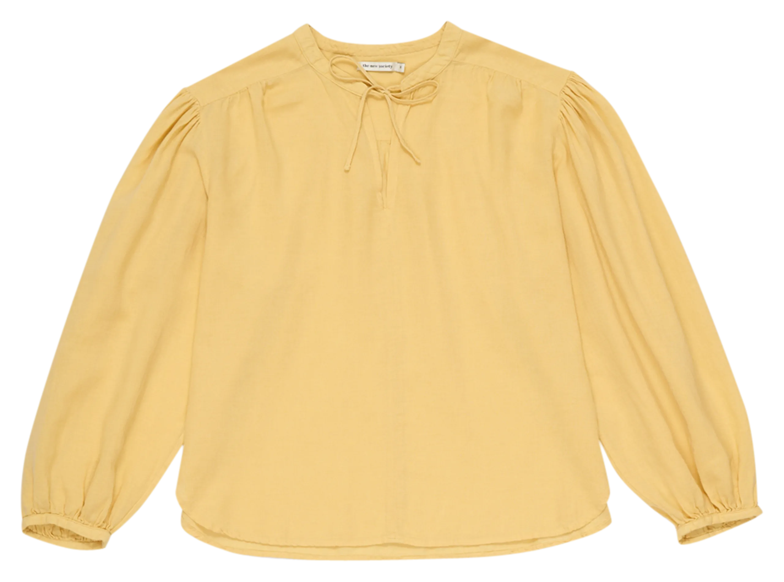 Blouse ample en coton biologique Jaune OLIVIA