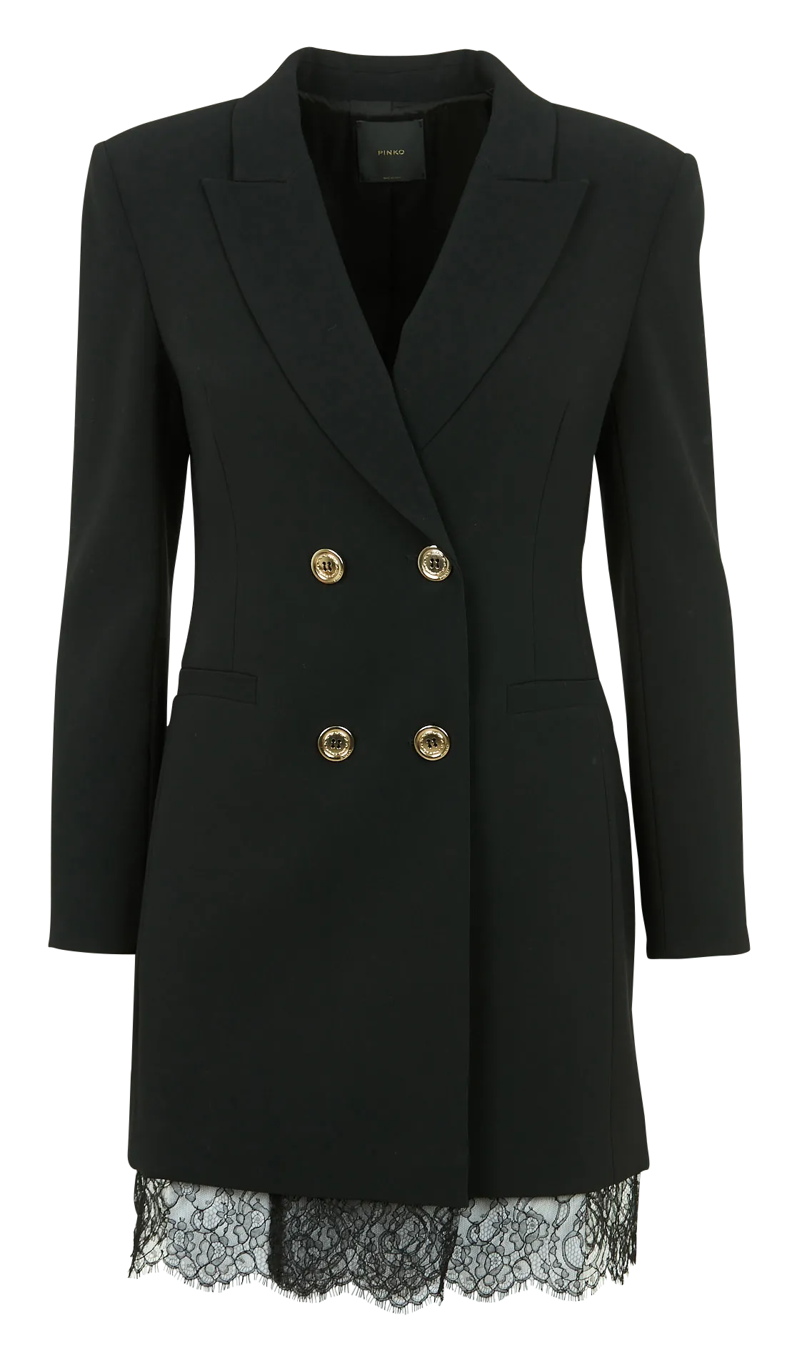 Robe blazer à col tailleur Noir RAFAELA