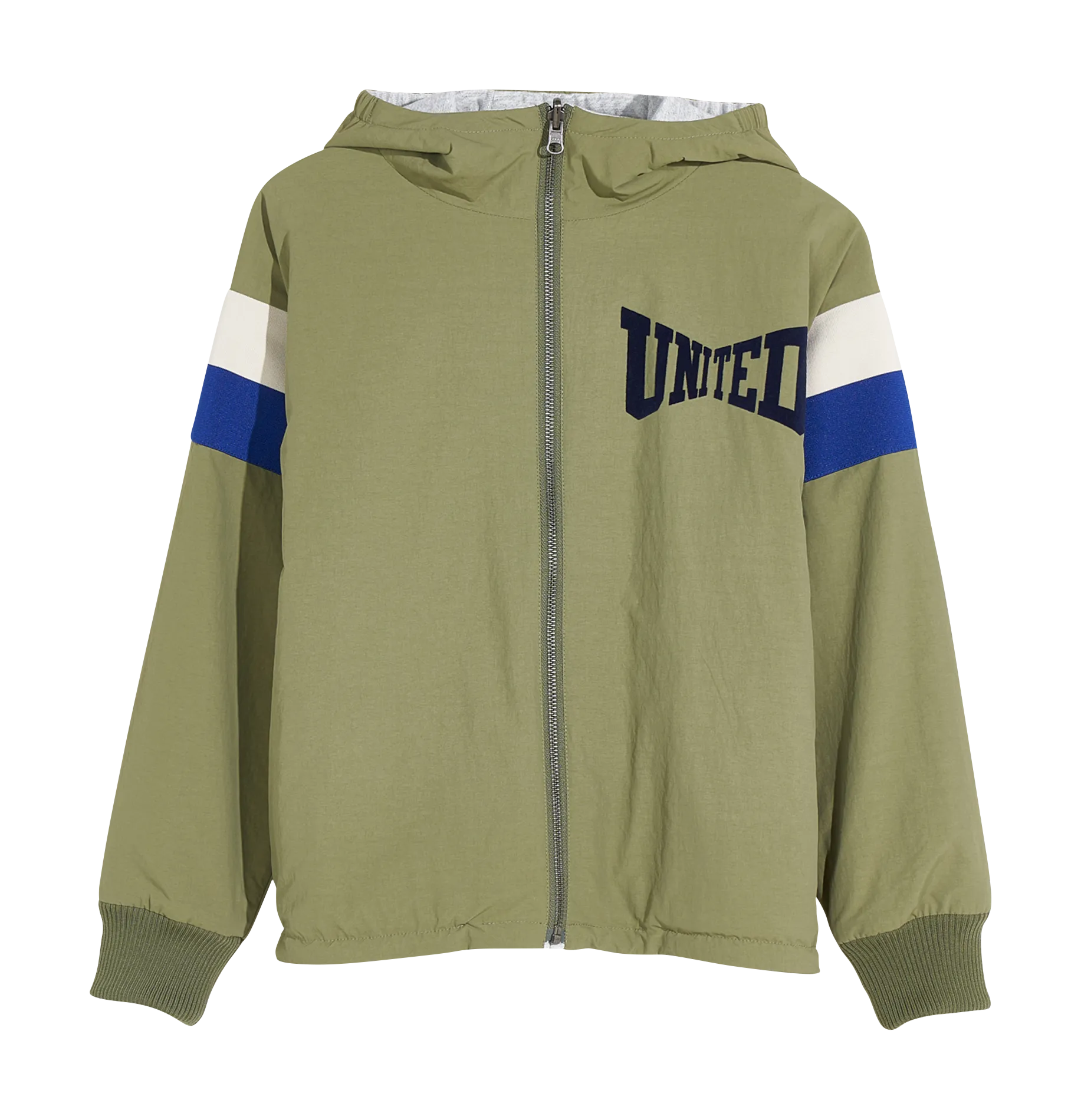 Coupe-vent col montant réversible Kaki HENRIK