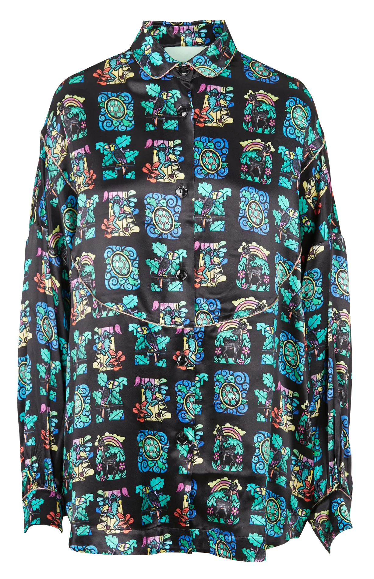 Chemise col classique oversize Multicolore TASMAN