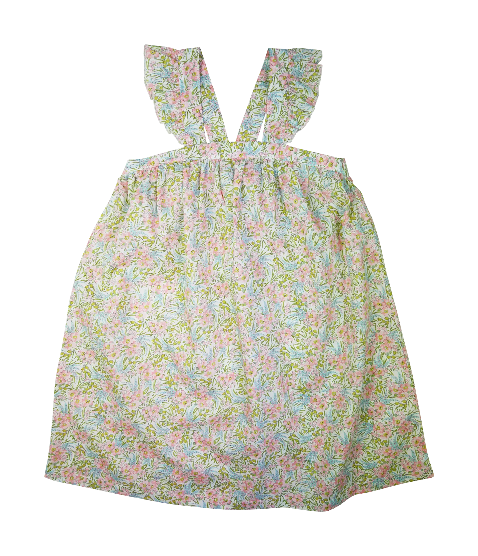 Robe imprimée en coton bio Rose