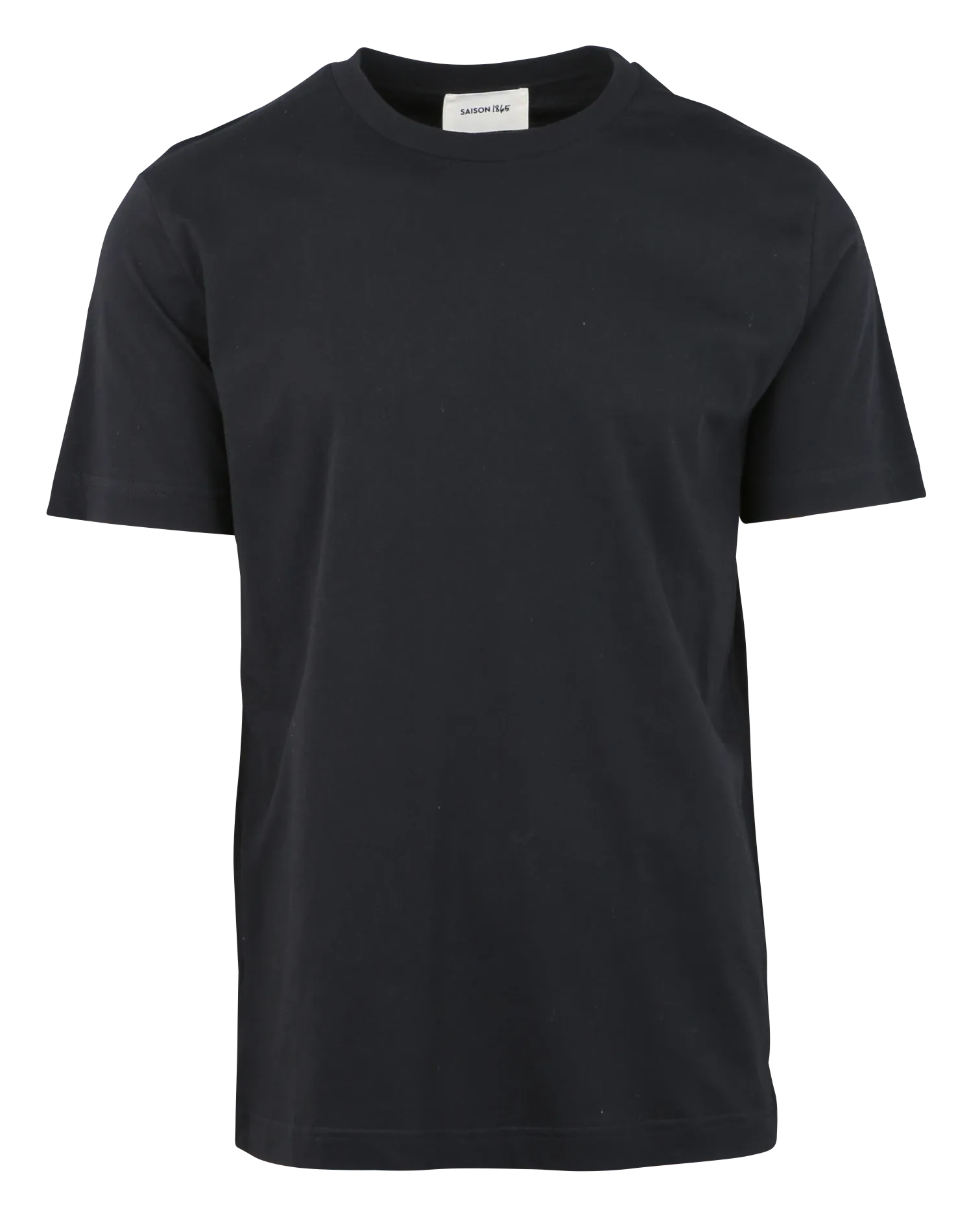 Tee-shirt col rond en coton bio Noir BAFF