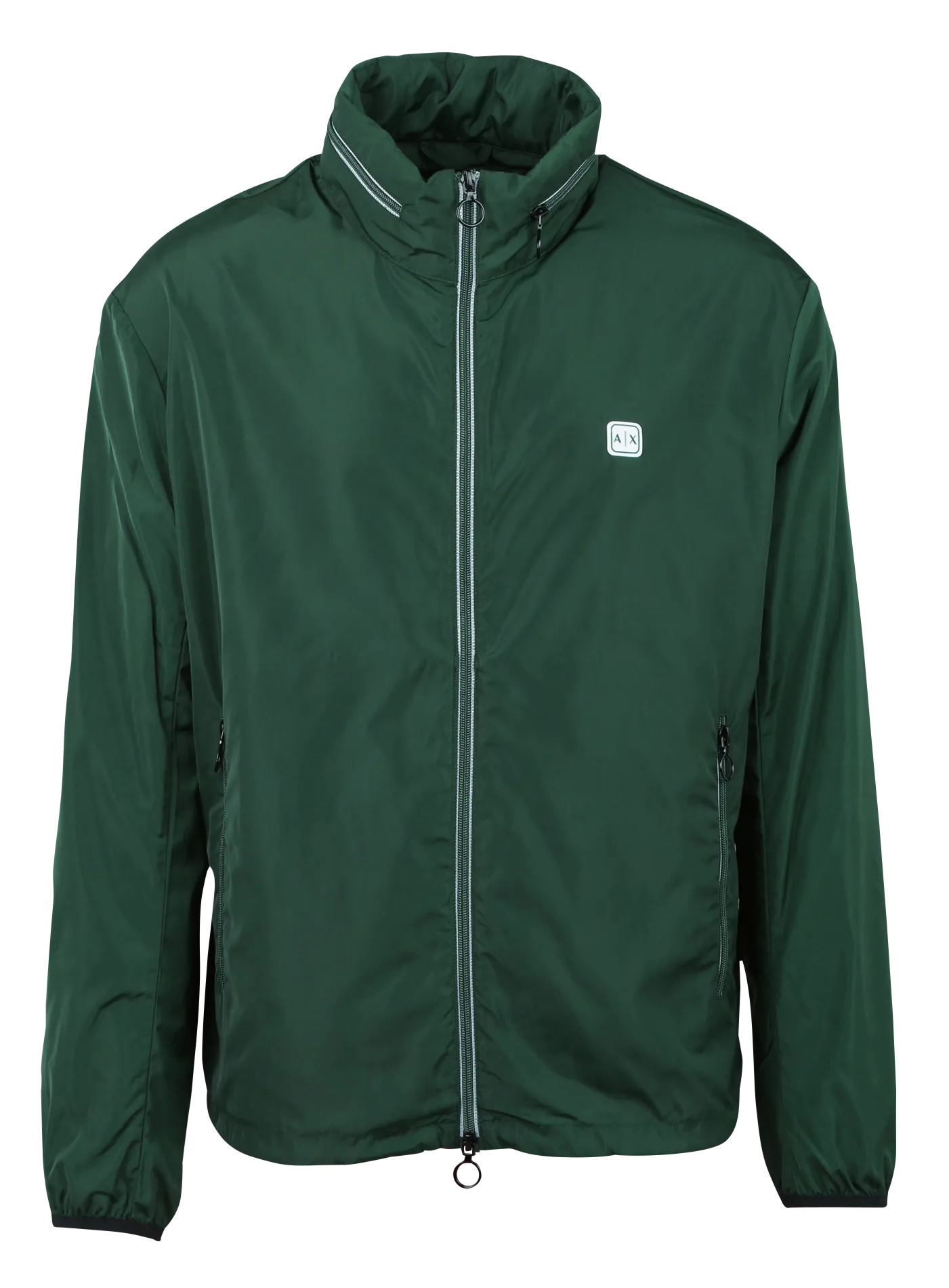 Coupe-vent col montant Gris