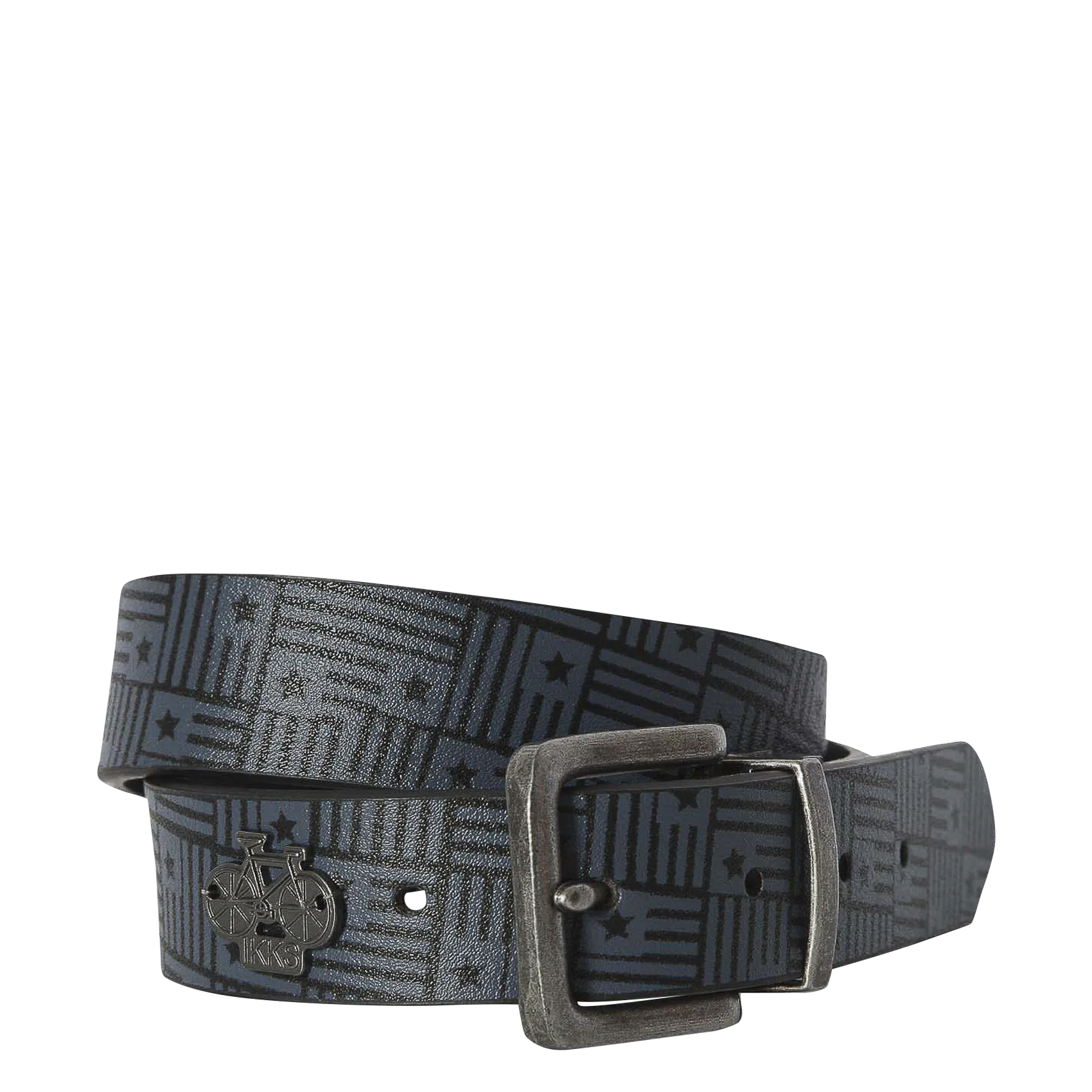 Ceinture réversible à boucle Noir