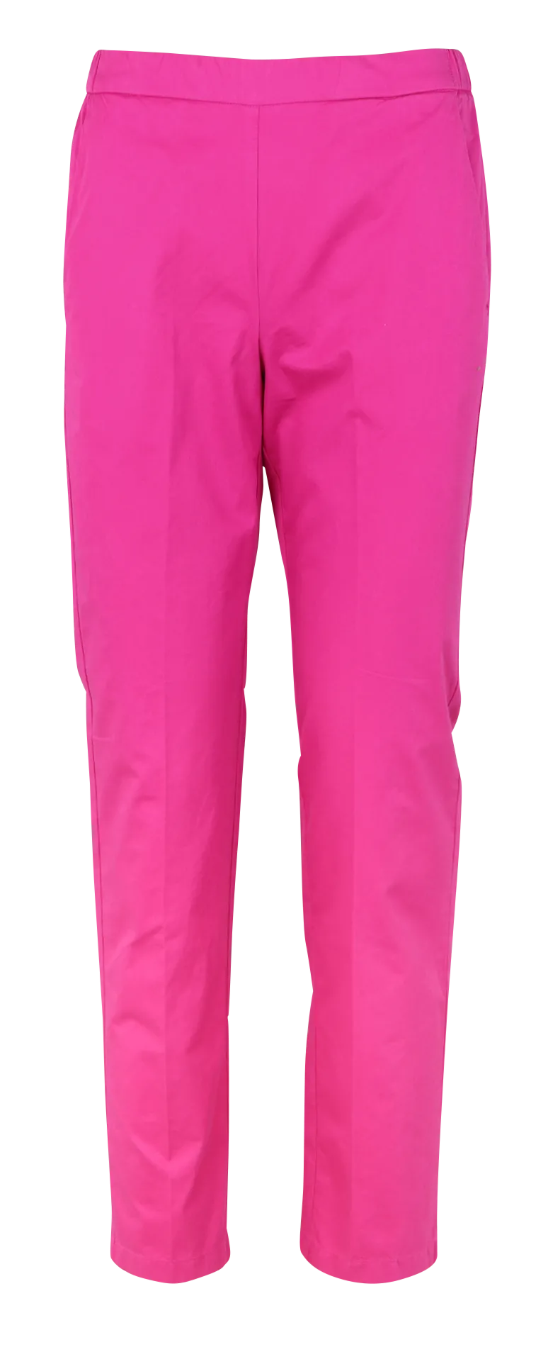 Pantalon droit en gabardine de coton Rose PAOLO
