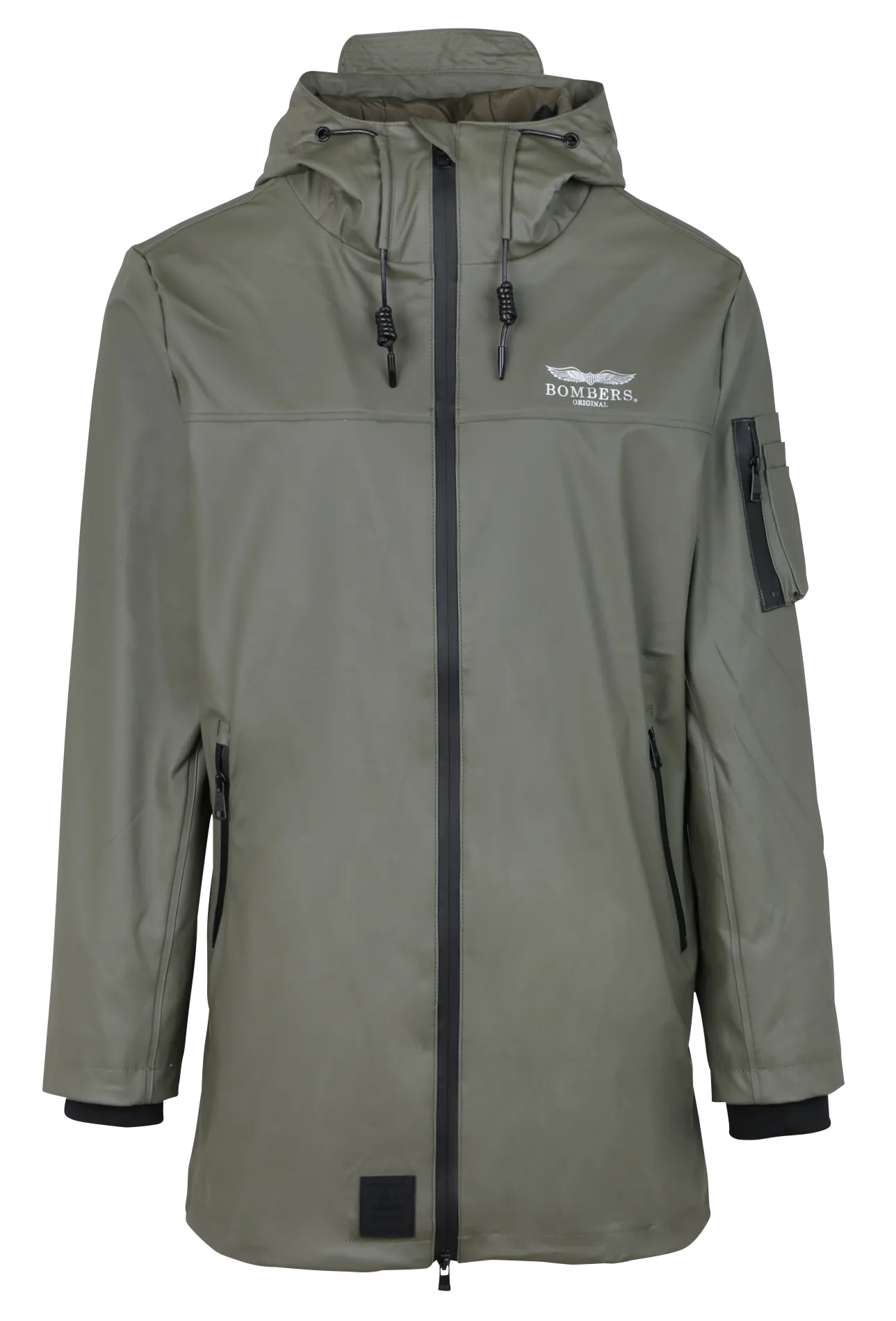 Imperméable à capuche Kaki DJINN