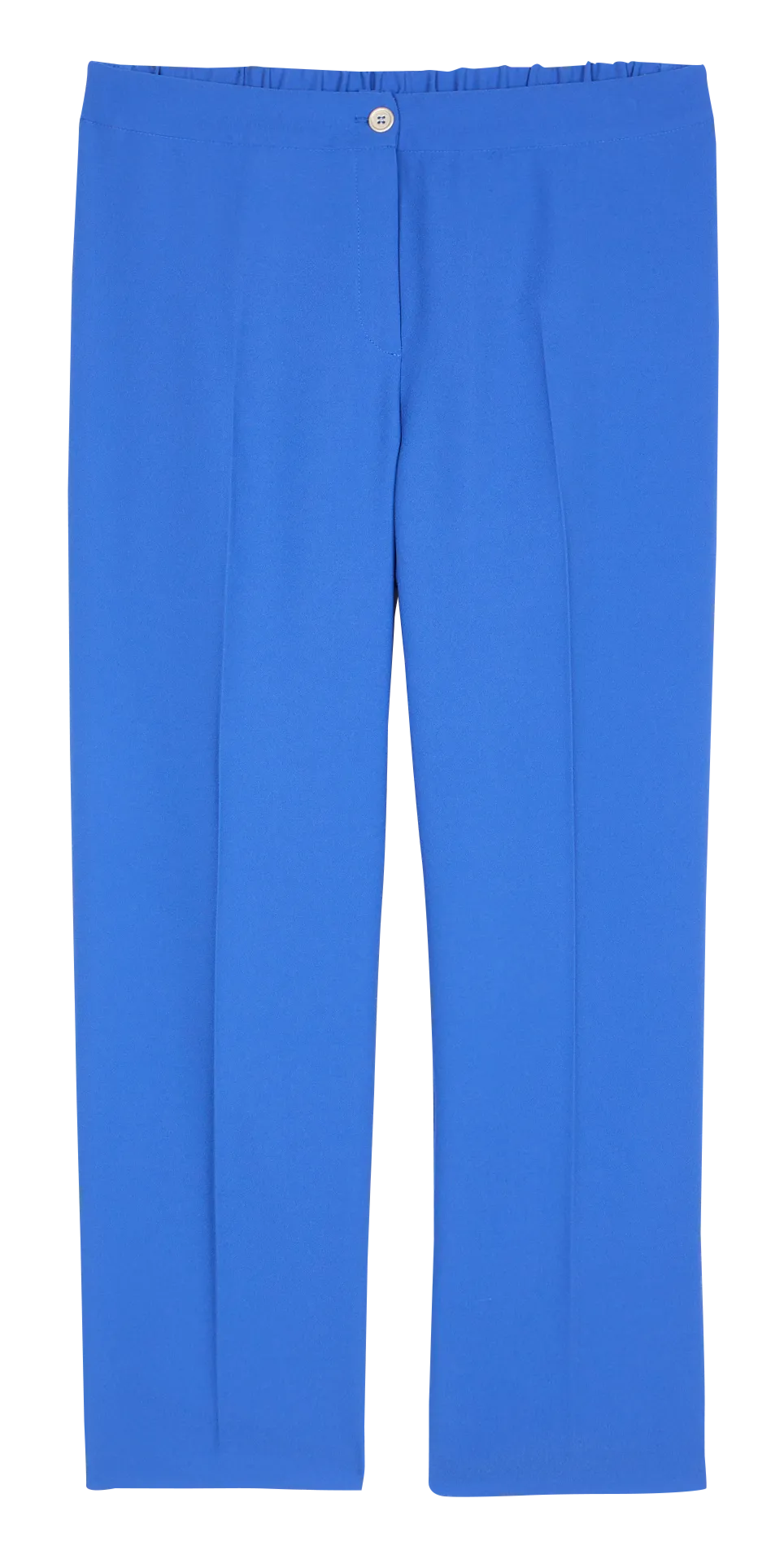 Pantalon droit à pinces Bleu RAME