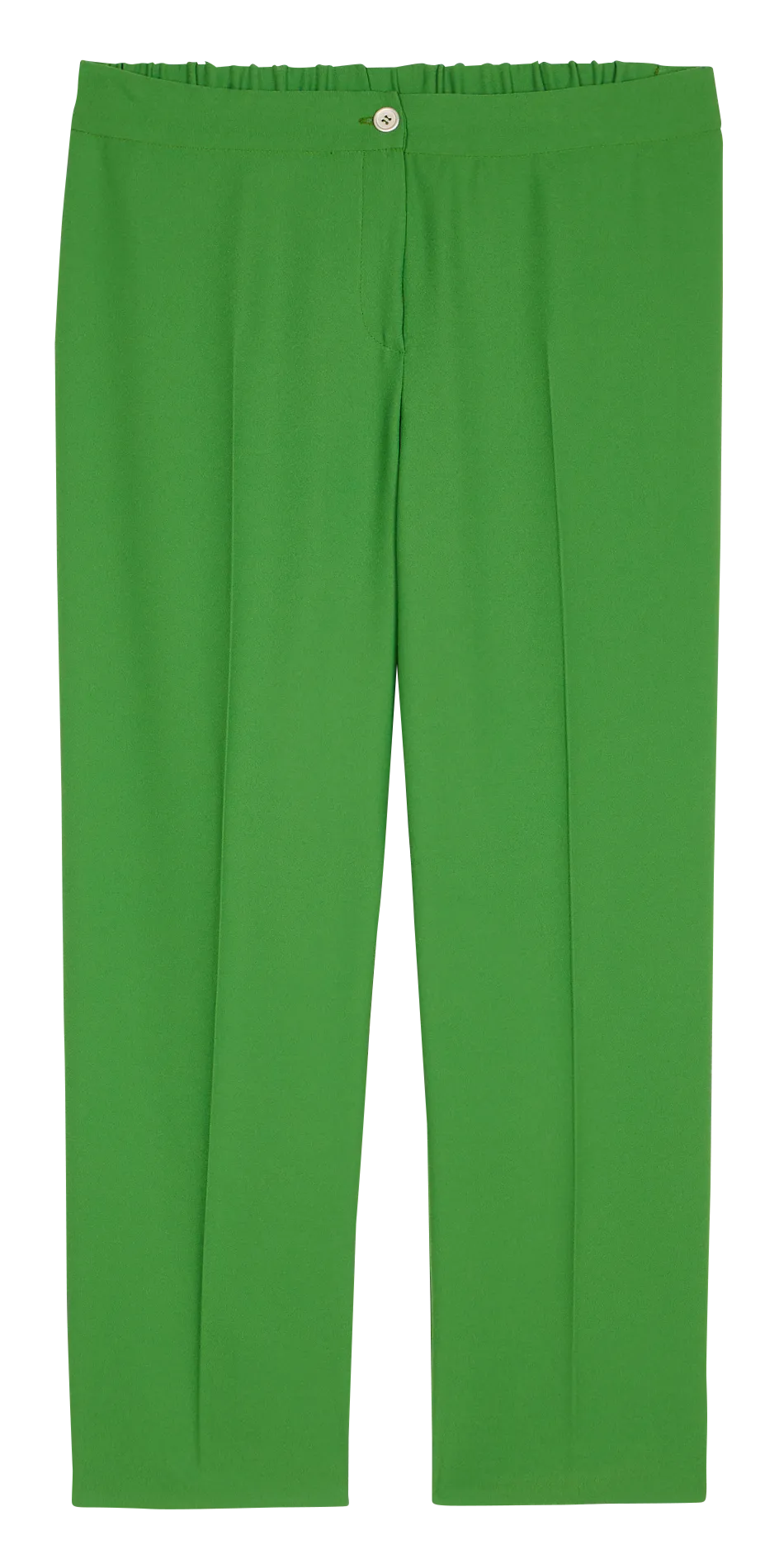 Pantalon droit à pinces Vert RAME