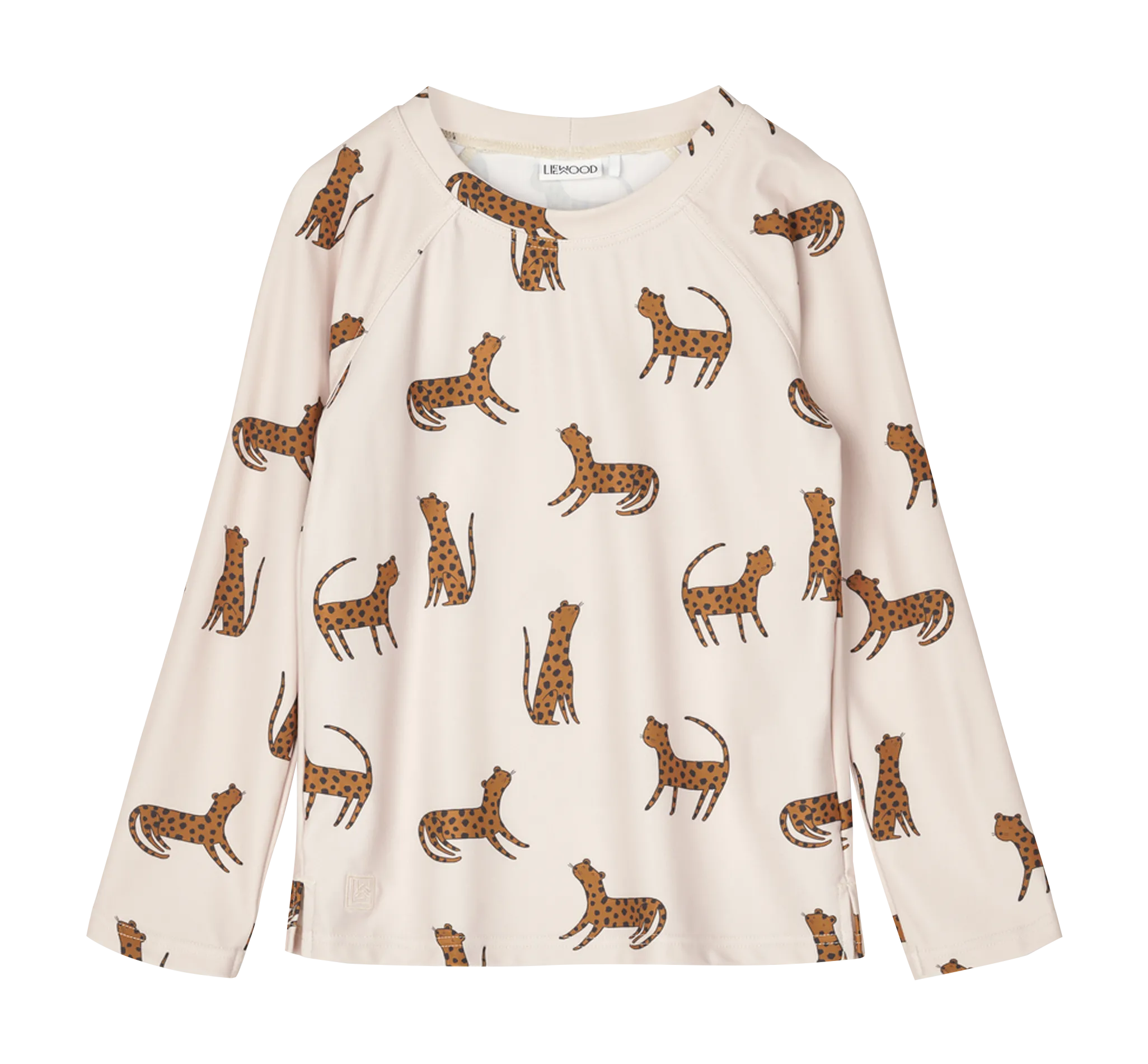 T-shirt de bain col rond imprimé Blanc NOAH