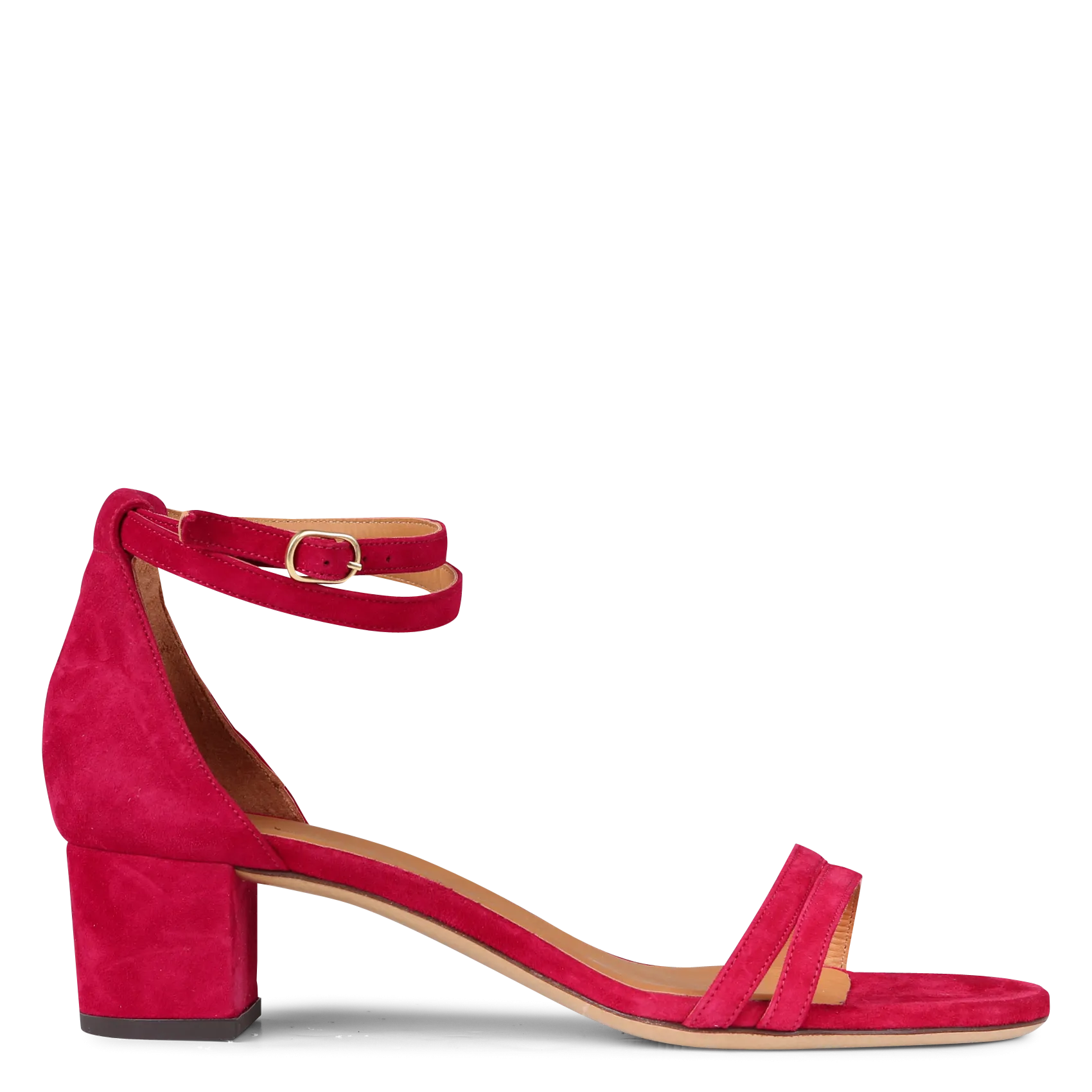 Sandales à talon en cuir Rose SANDALES 466