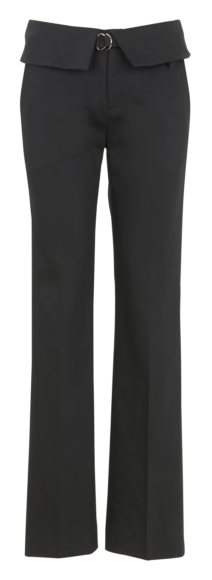 Pantalon droit en coton mélangé Noir OTALA