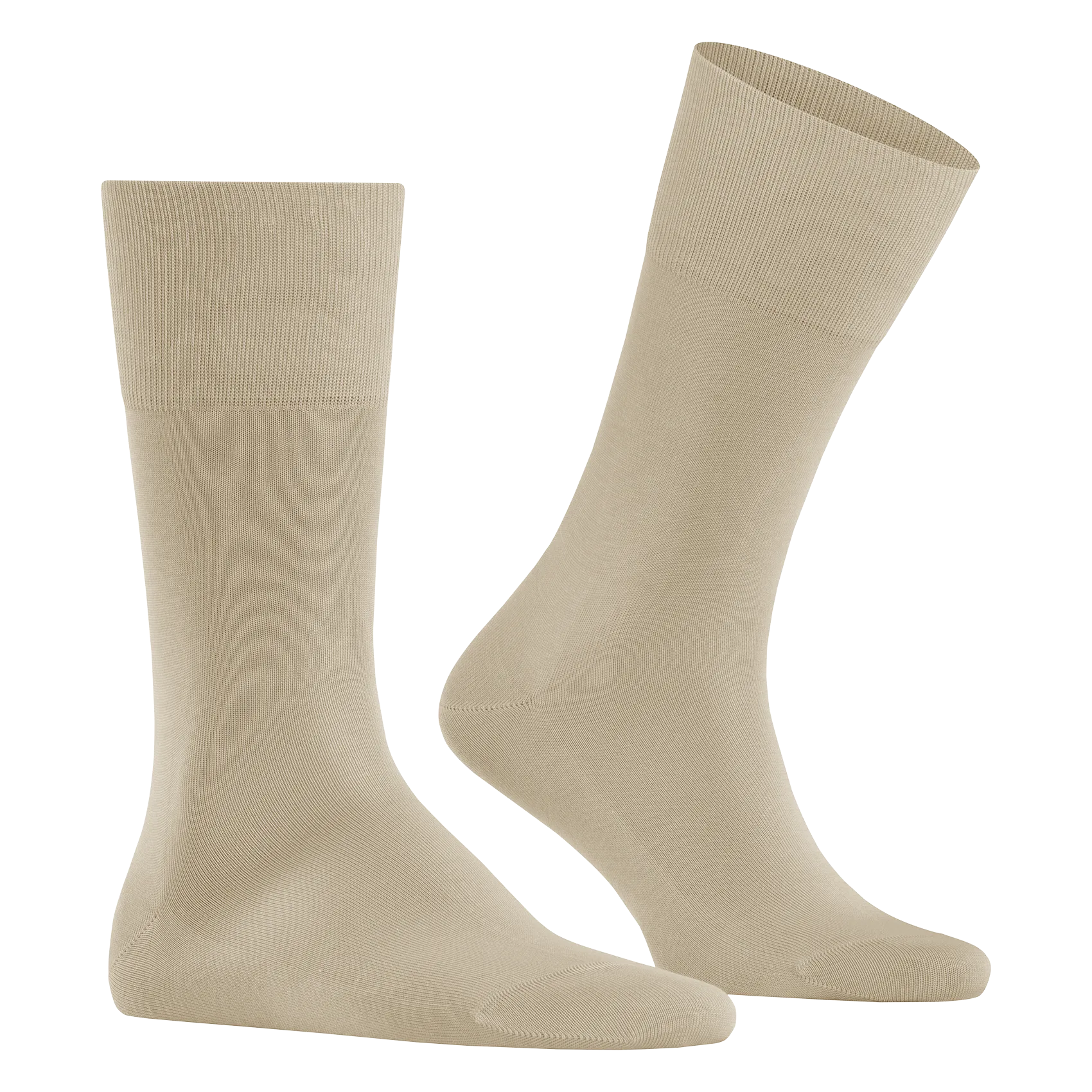 Chaussettes hautes en coton bio mélangé Beige TIAGO