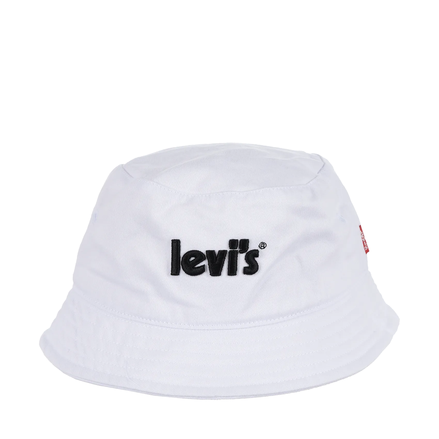 Bob en coton brodé Bleu