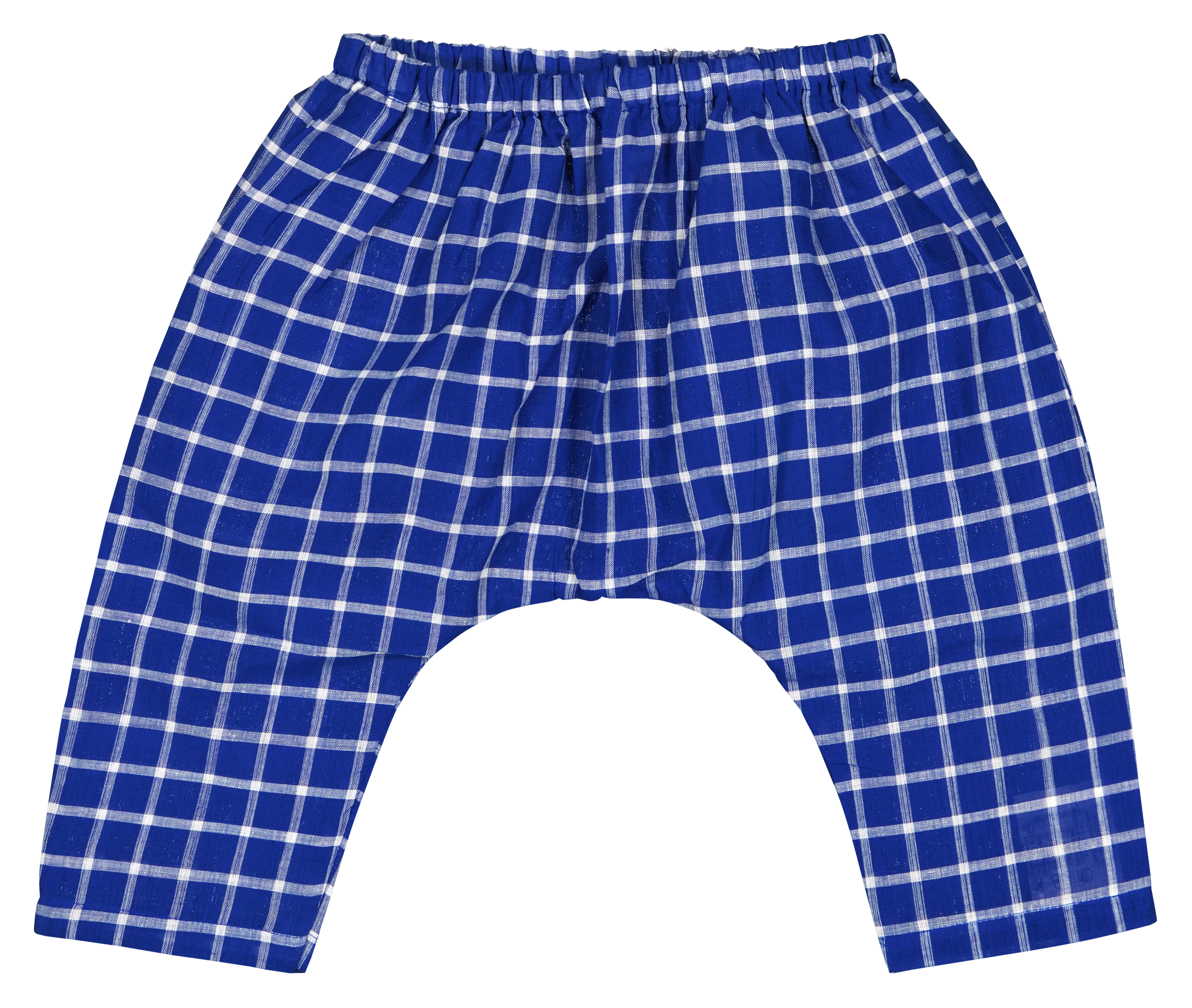 Pantalon sarouel en coton Bleu SAROUEL