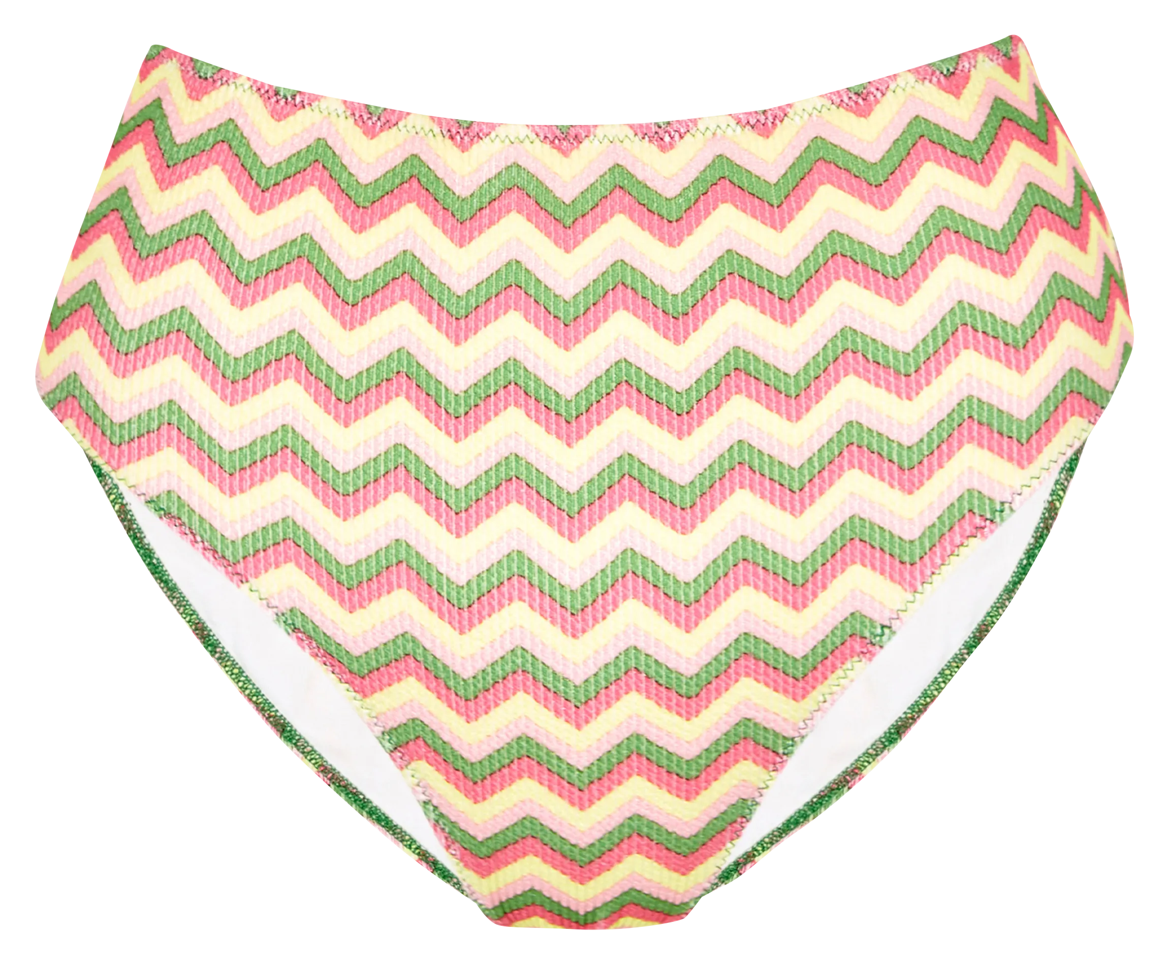 Bas de bikini taille haute imprimé Multicolore
