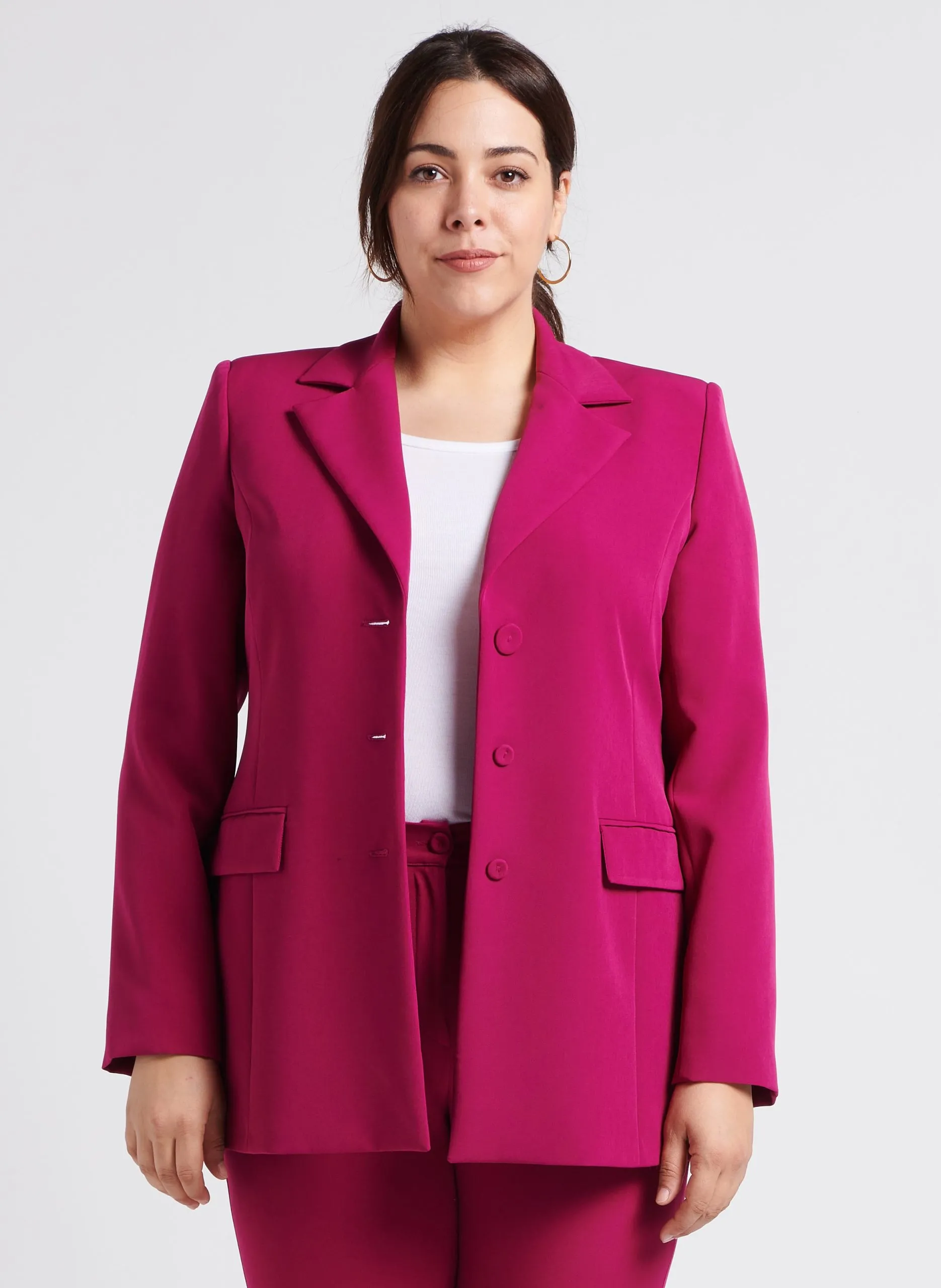 Veste col tailleur Violet CONTE