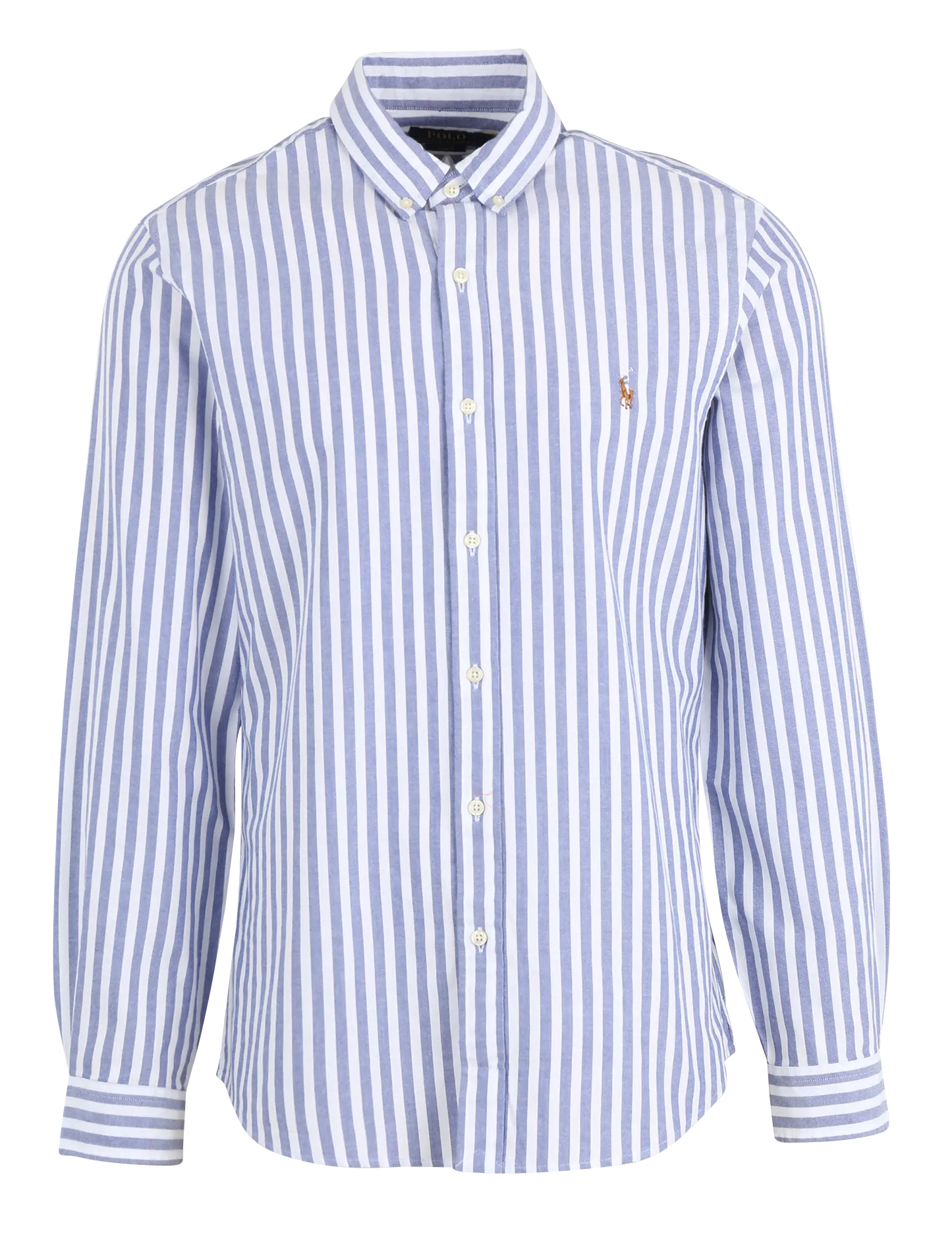 Chemise slim-fit en coton à rayures Multicolore