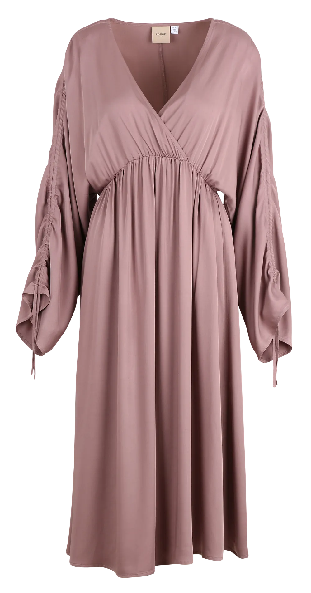 Robe midi col v Violet MATEA