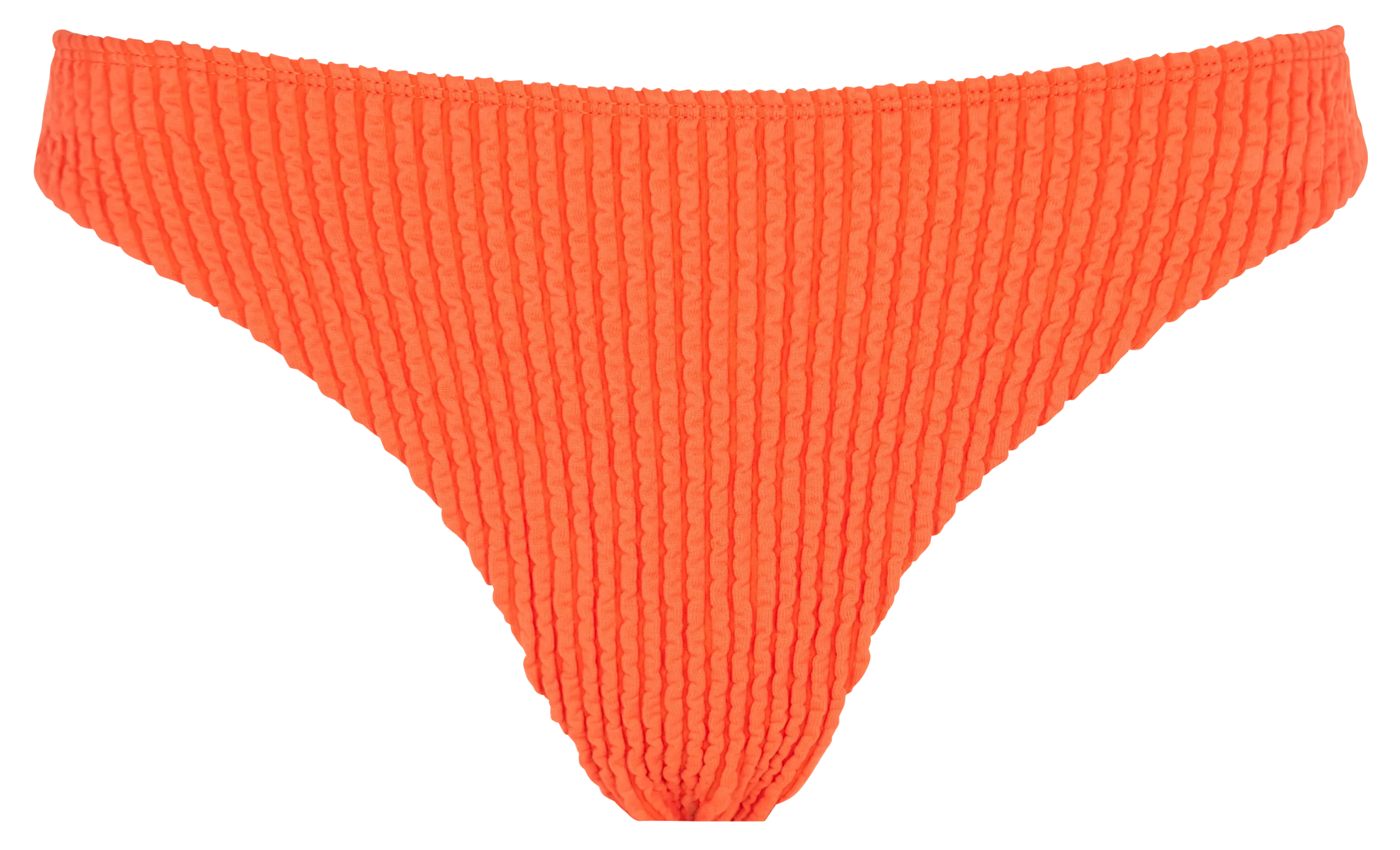 Culotte de maillot de bain texturée Orange TALULAH