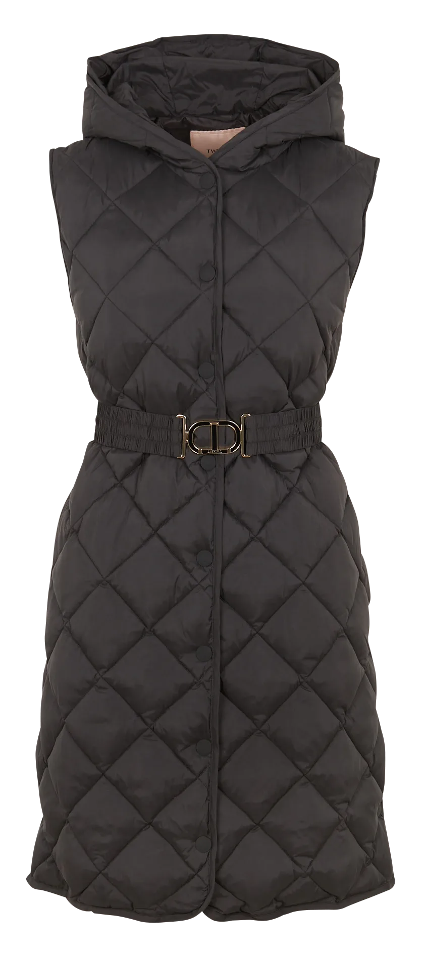 Doudoune à capuche Noir