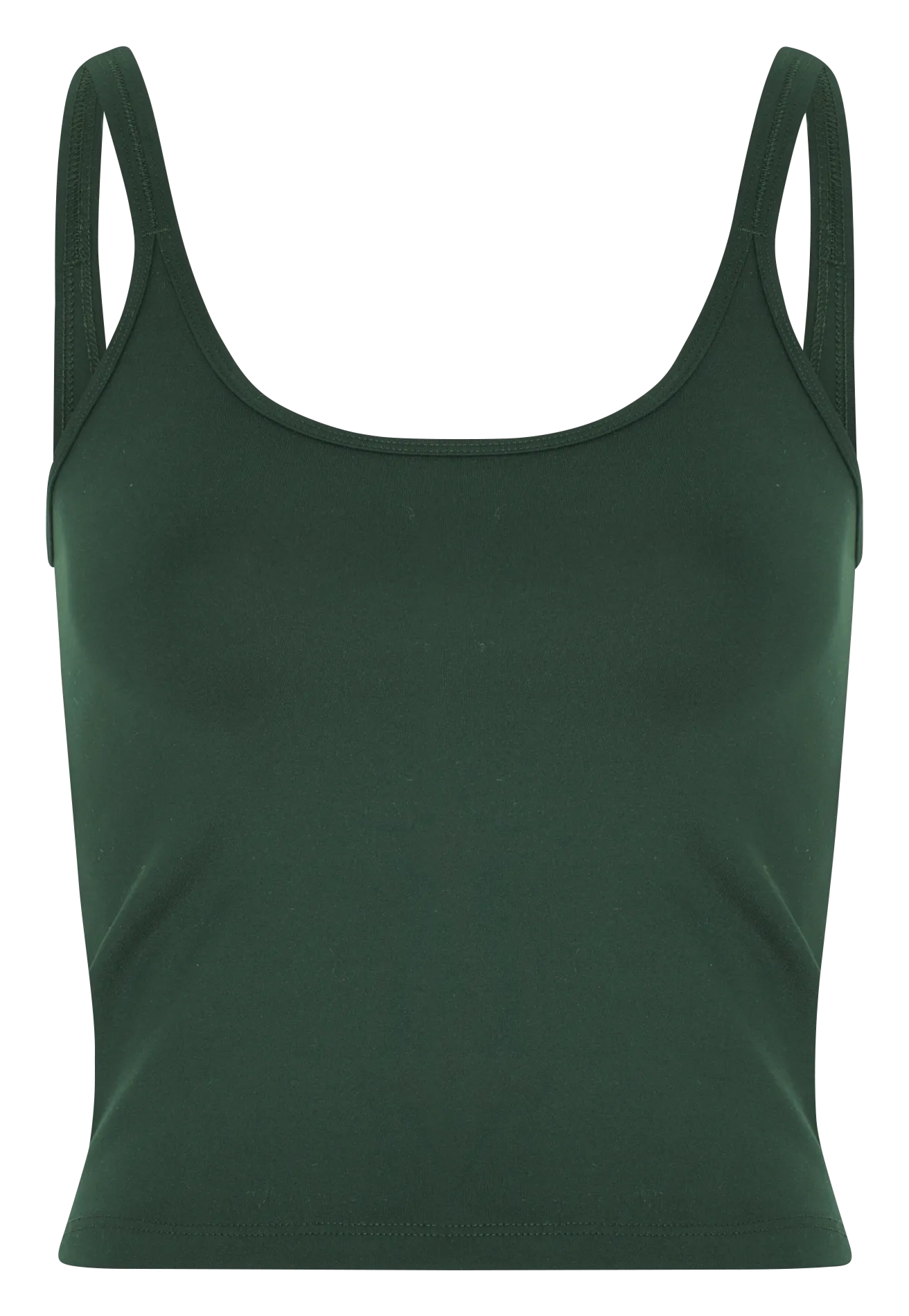 Débardeur court à encolure carrée Vert GEMMA