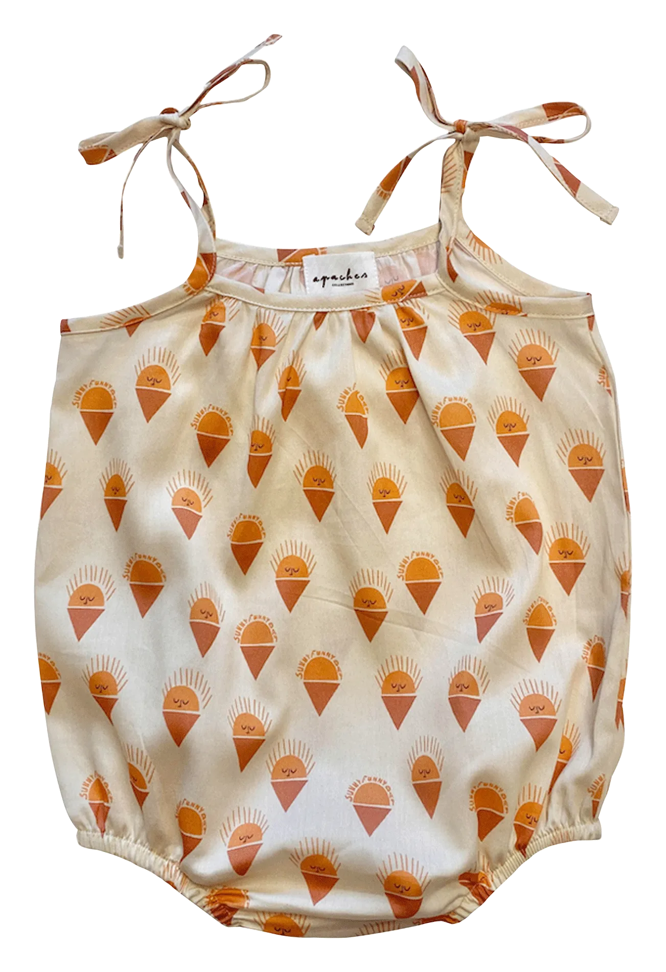 Barboteuse en coton imprimée Multicolore MINA