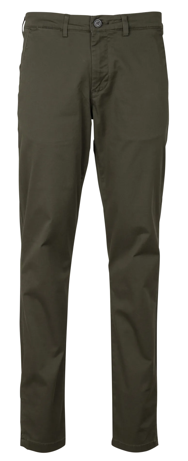 Chino slim en coton Vert