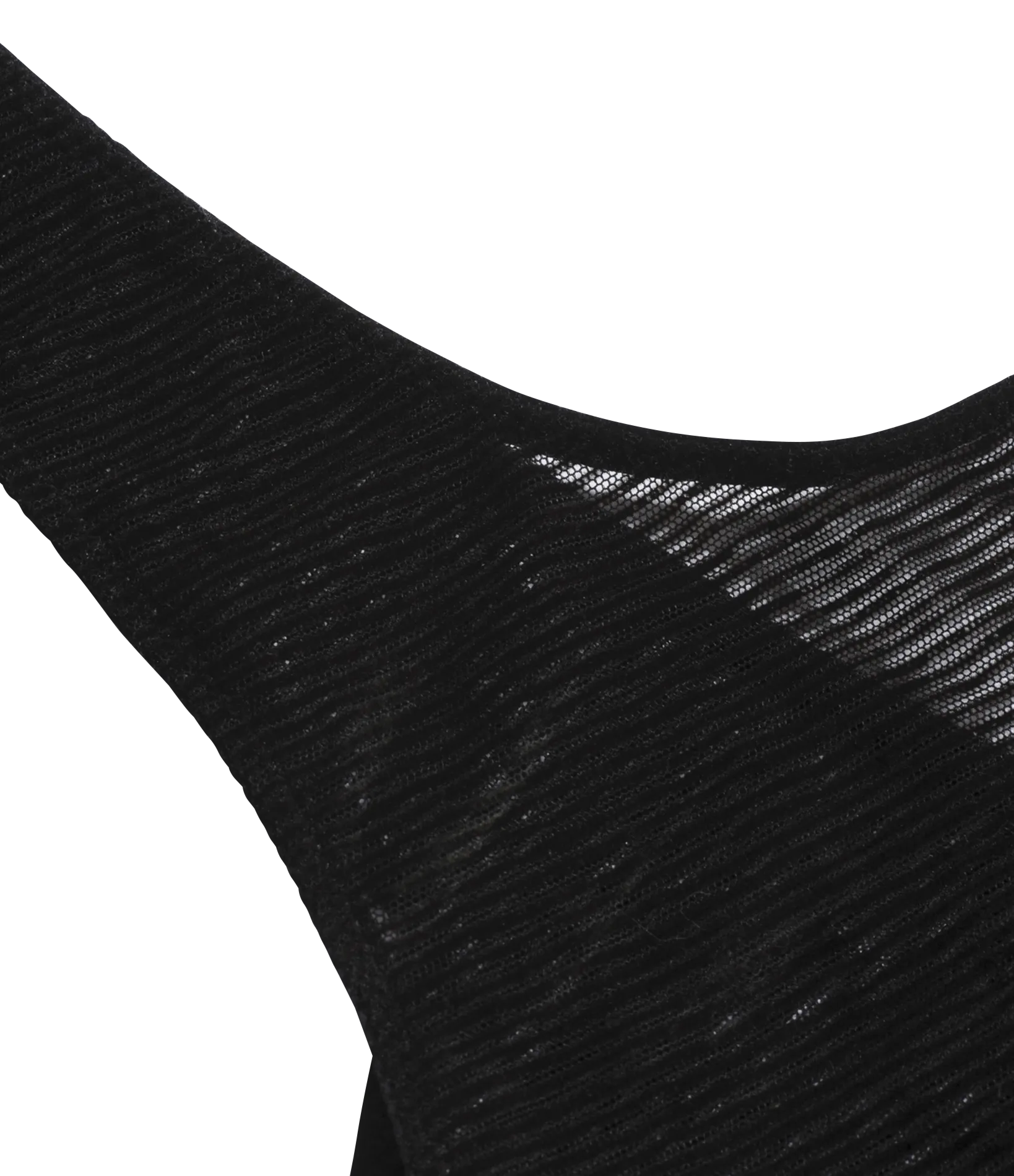 Body col rond bi-matière Marron MEDEE