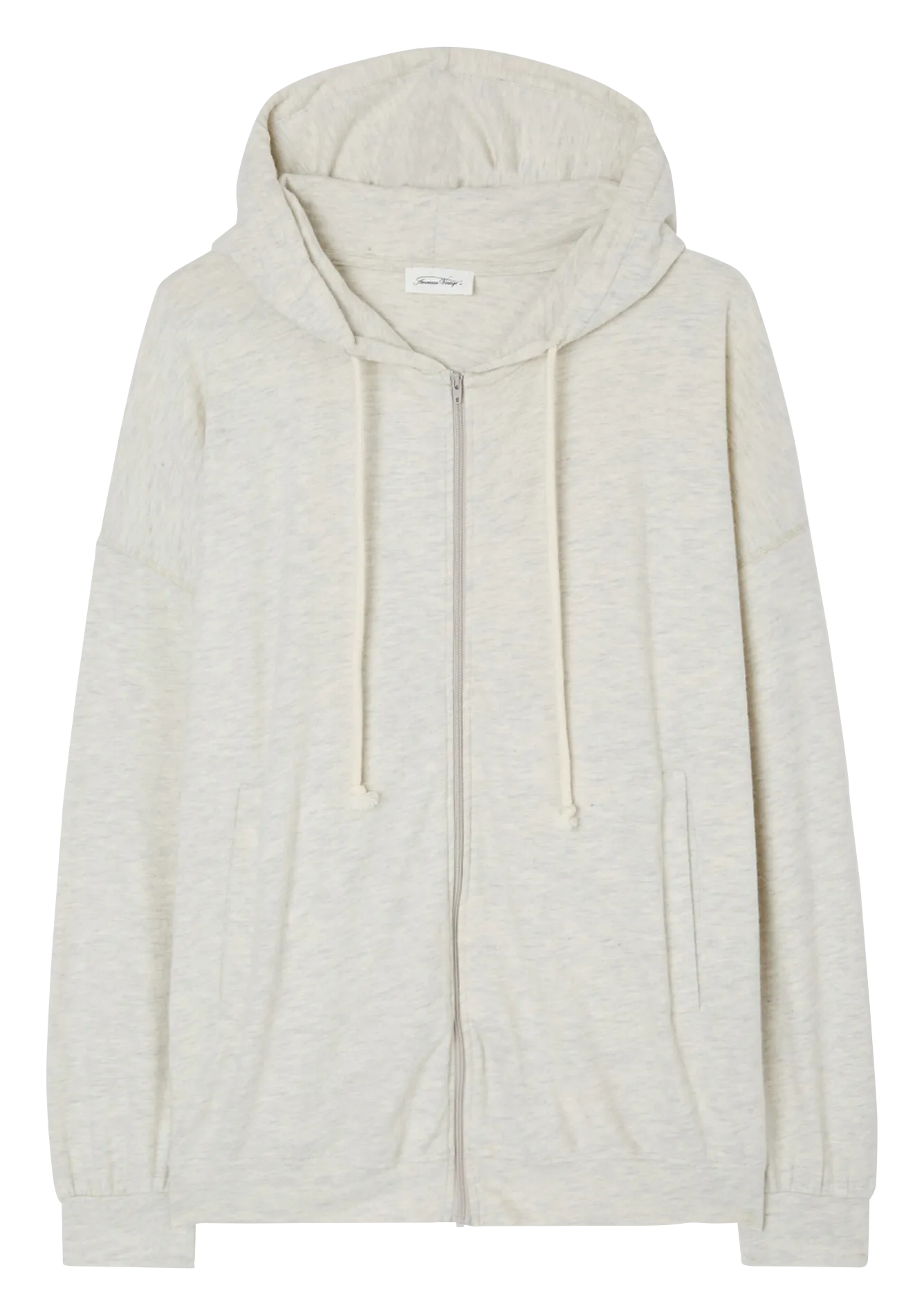Sweat à capuche en coton mélangé Gris YPAWOOD