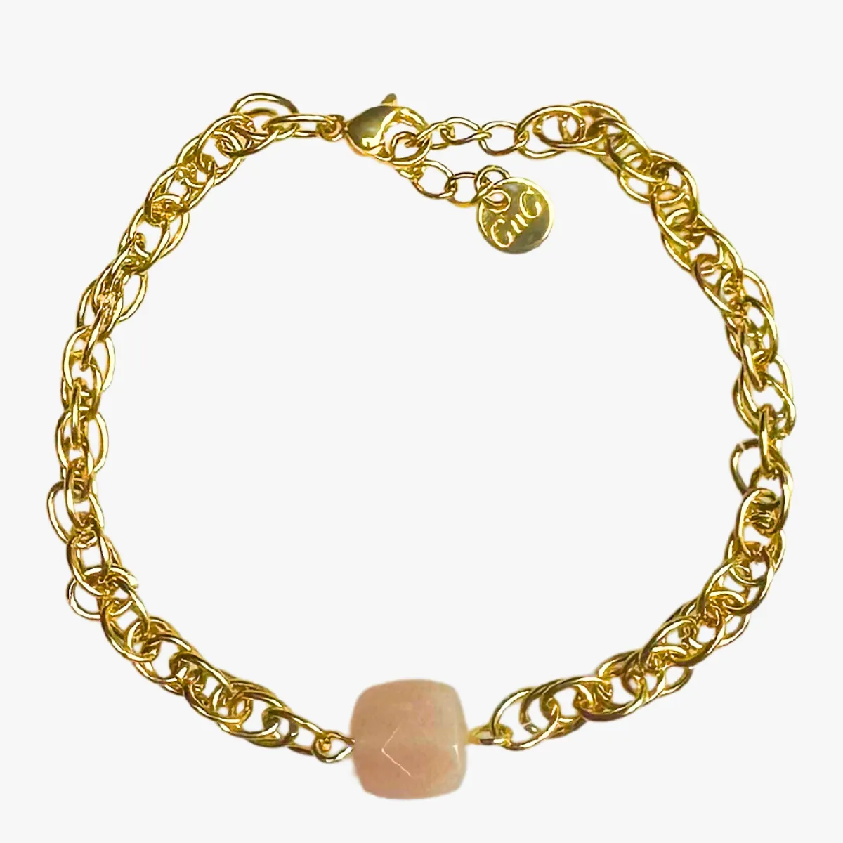 Bracelet pierre de soleil Bleu BEATRICE