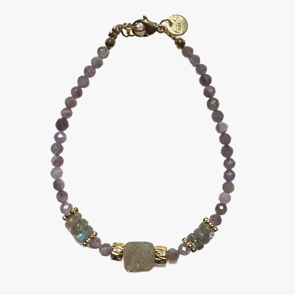 Bracelet amethyste Bleu ANANDI