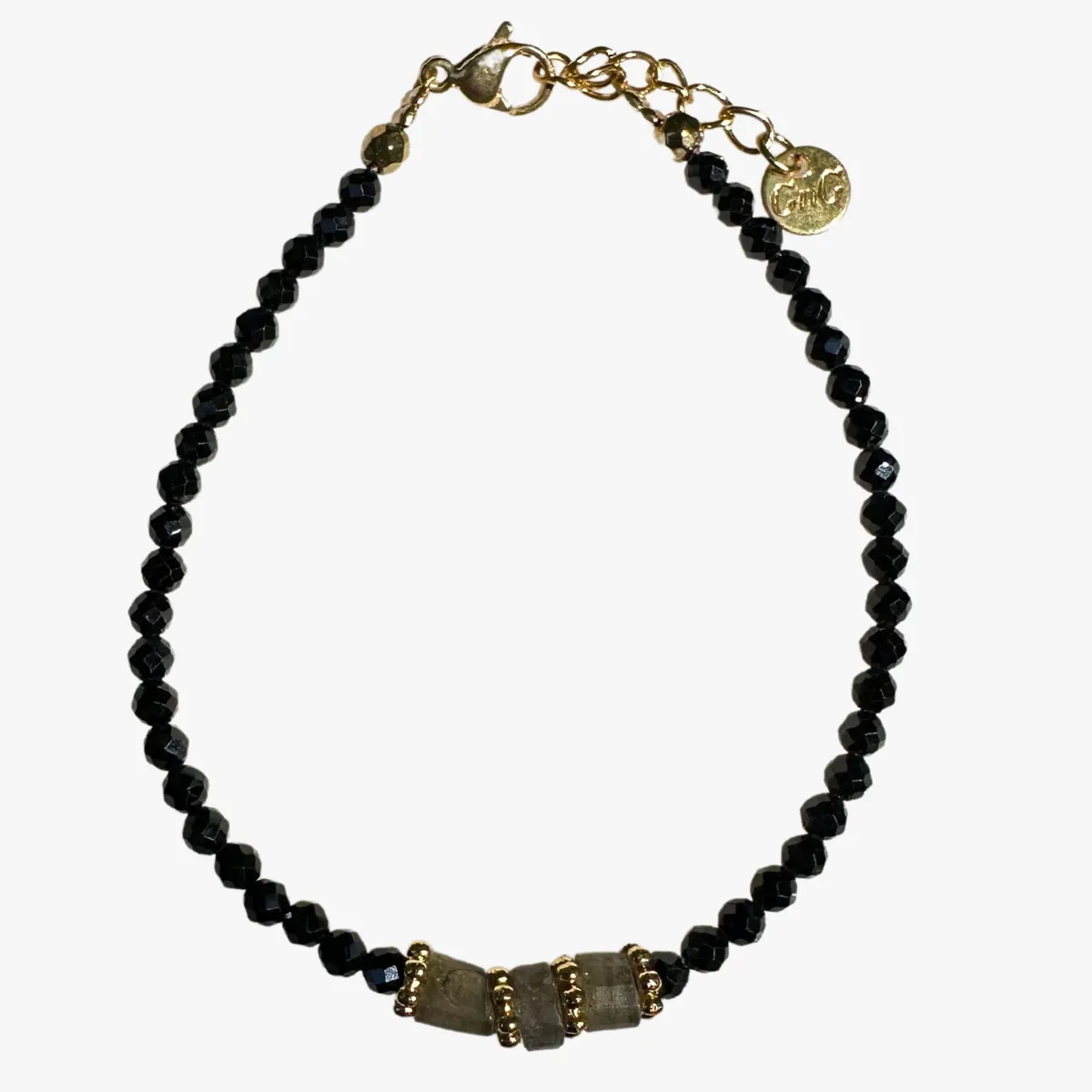 Bacelet spinelle Bleu KAMALA