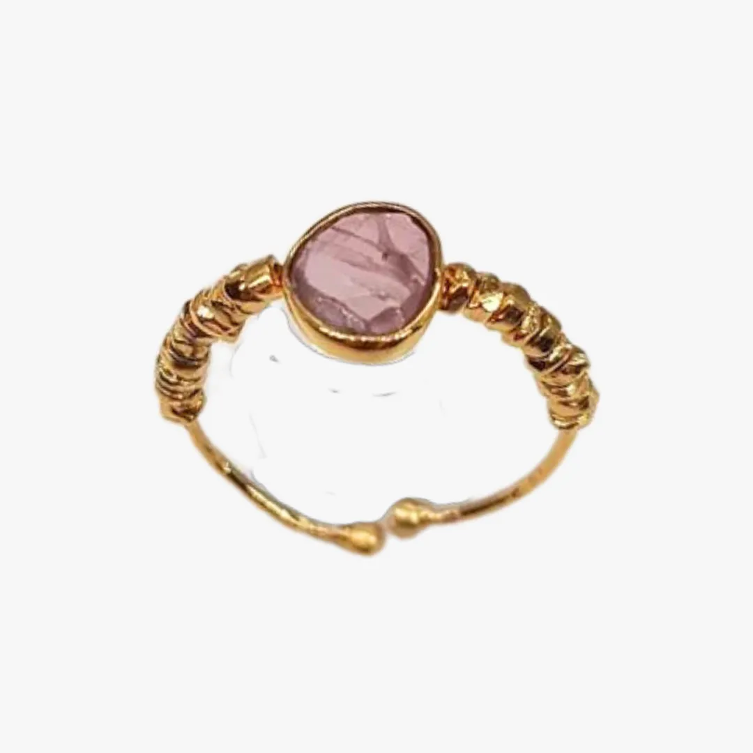Bague tourmaline rose Bleu SOUMYA