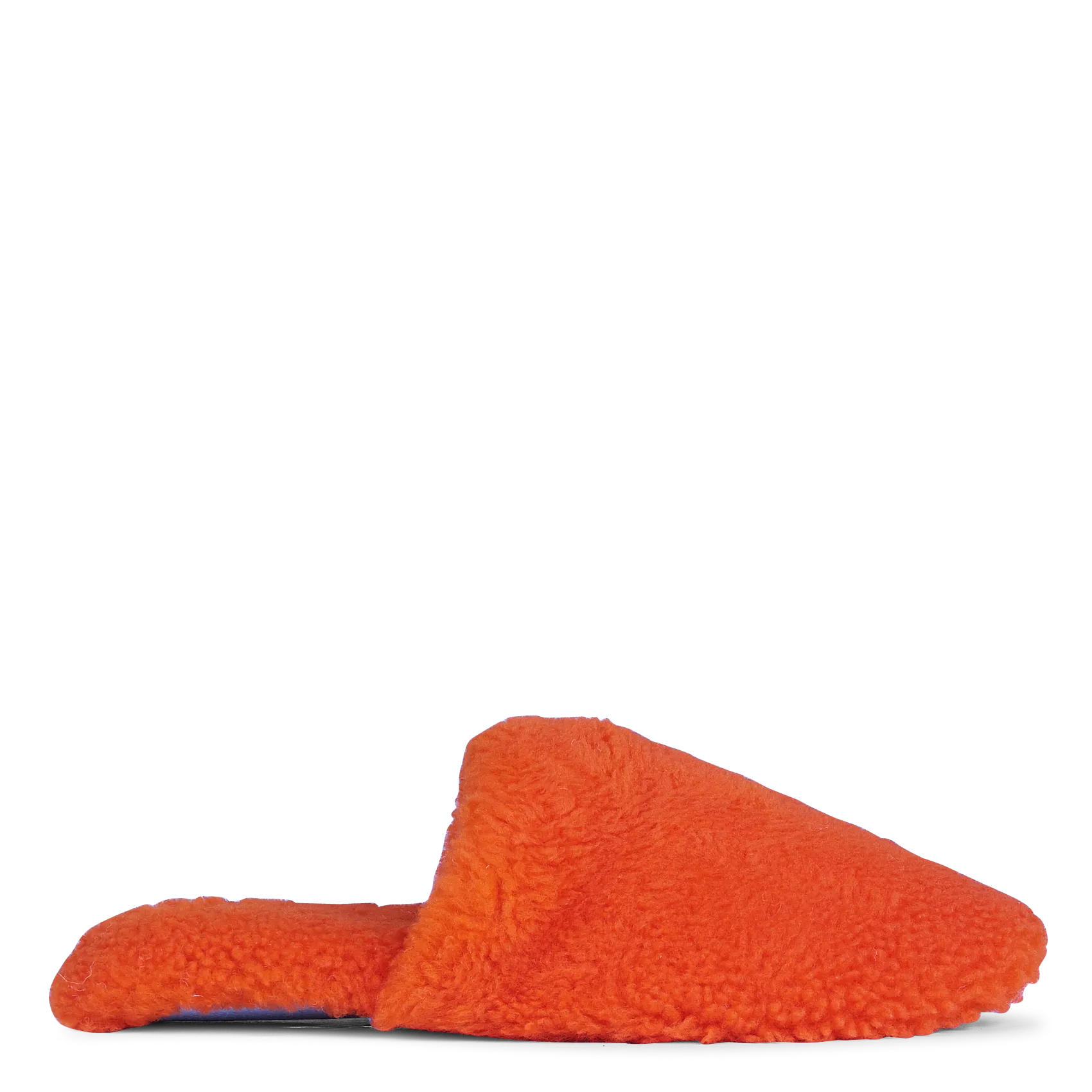 Chaussons en fourrure Orange